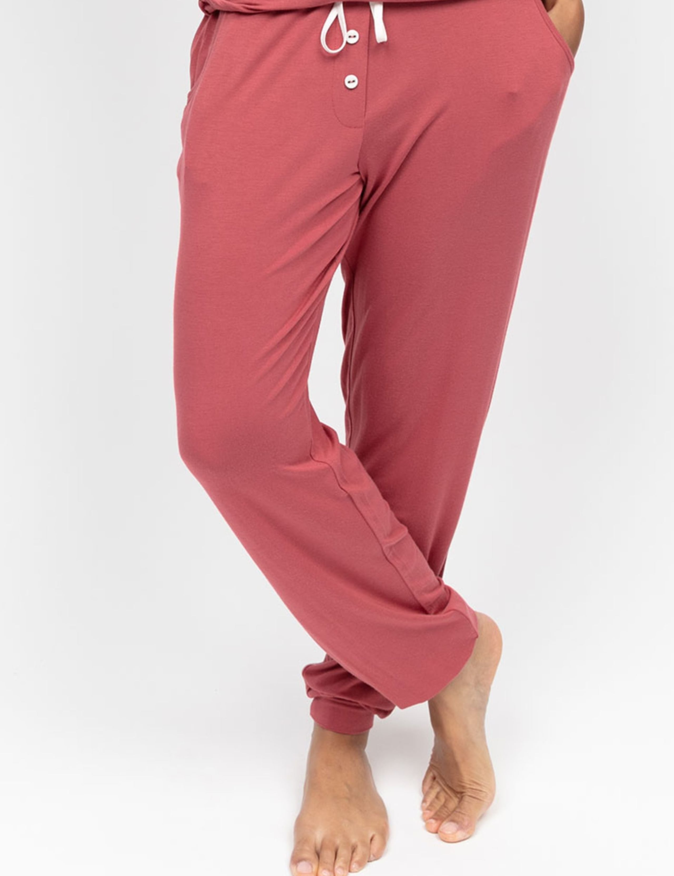 Modal Rich Jersey Cuffed Pyjama Bottoms 1 of 4