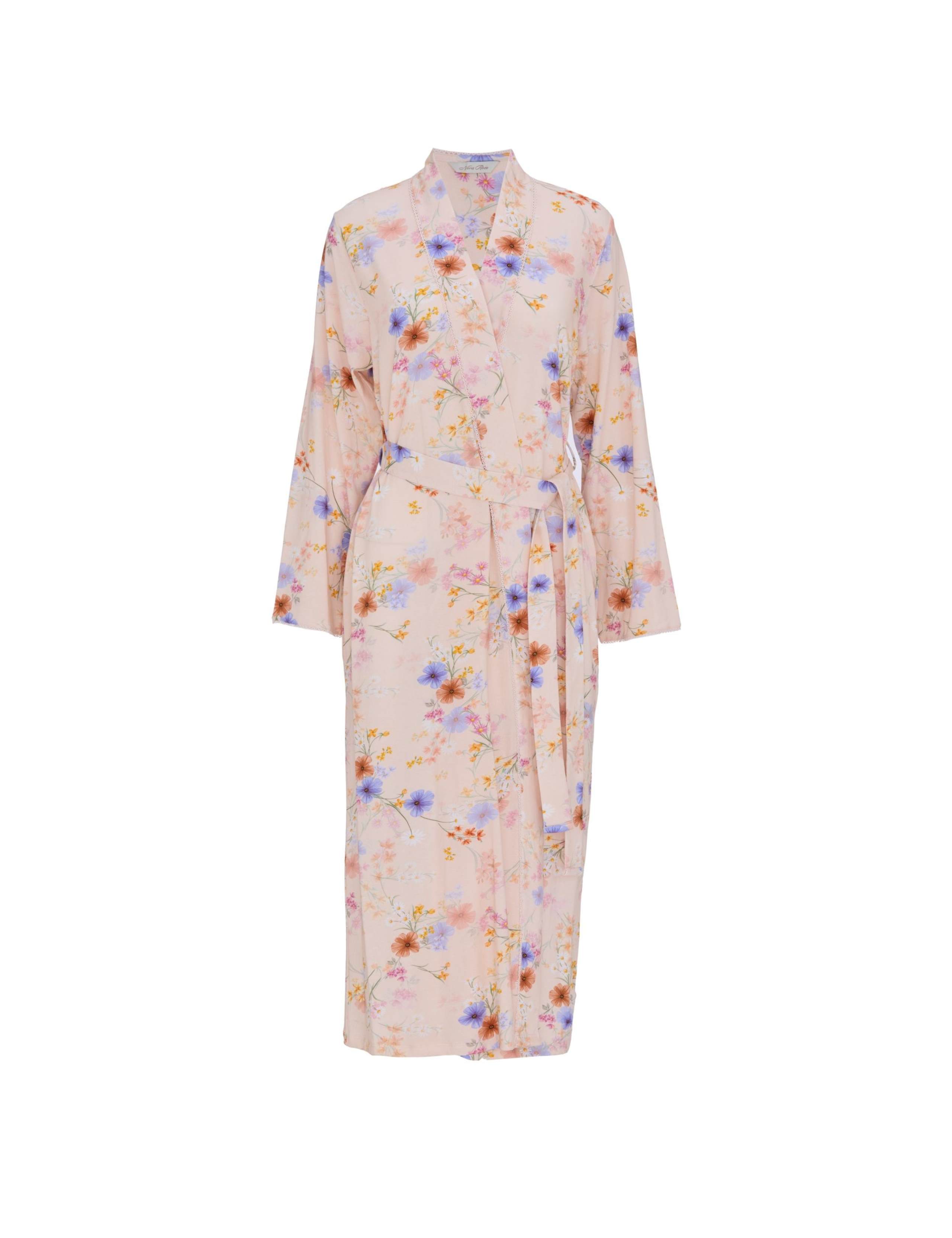 Cotton Blend Floral Dressing Gown 2 of 4