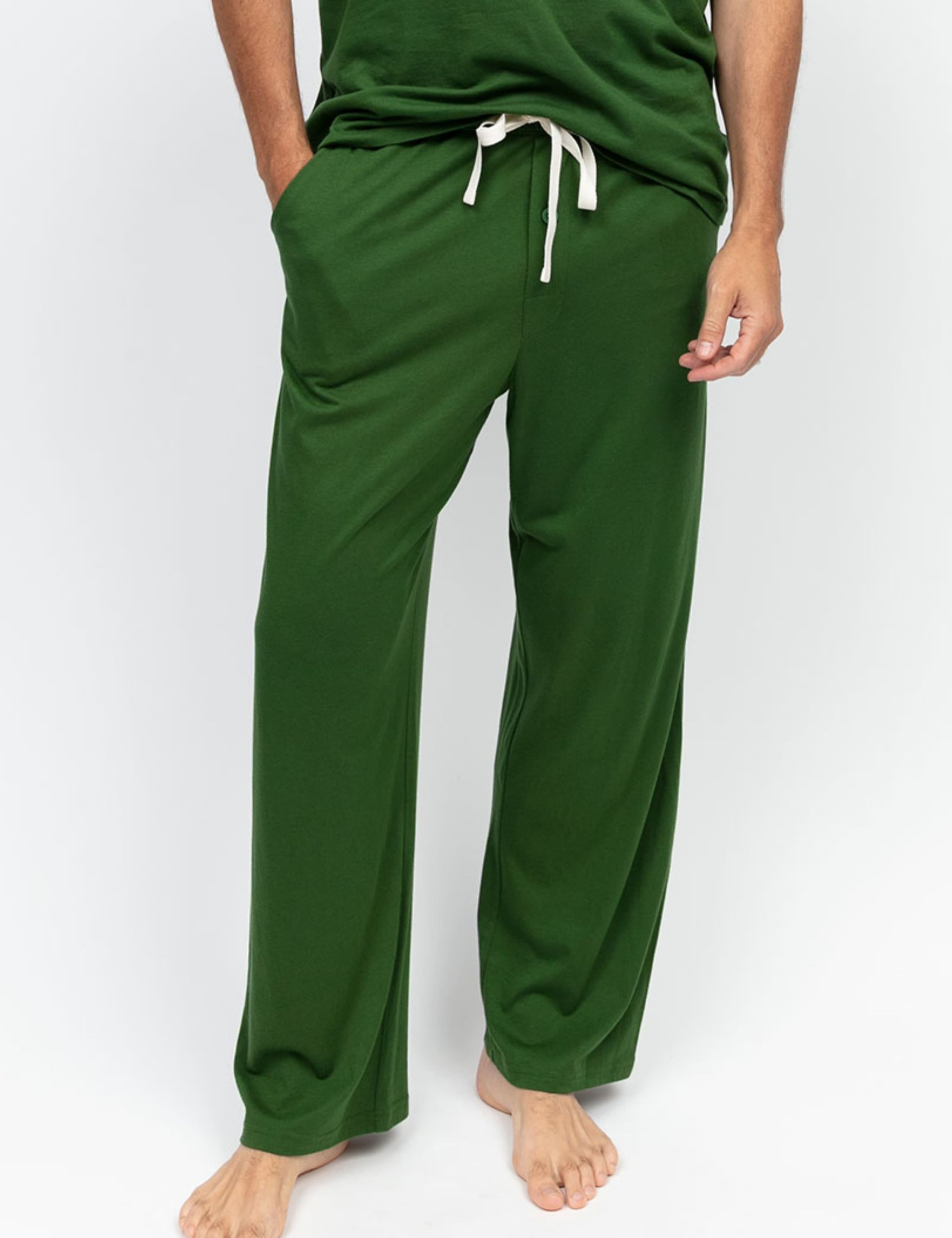 Cotton Modal Blend Drawstring Pyjama Bottoms 3 of 4