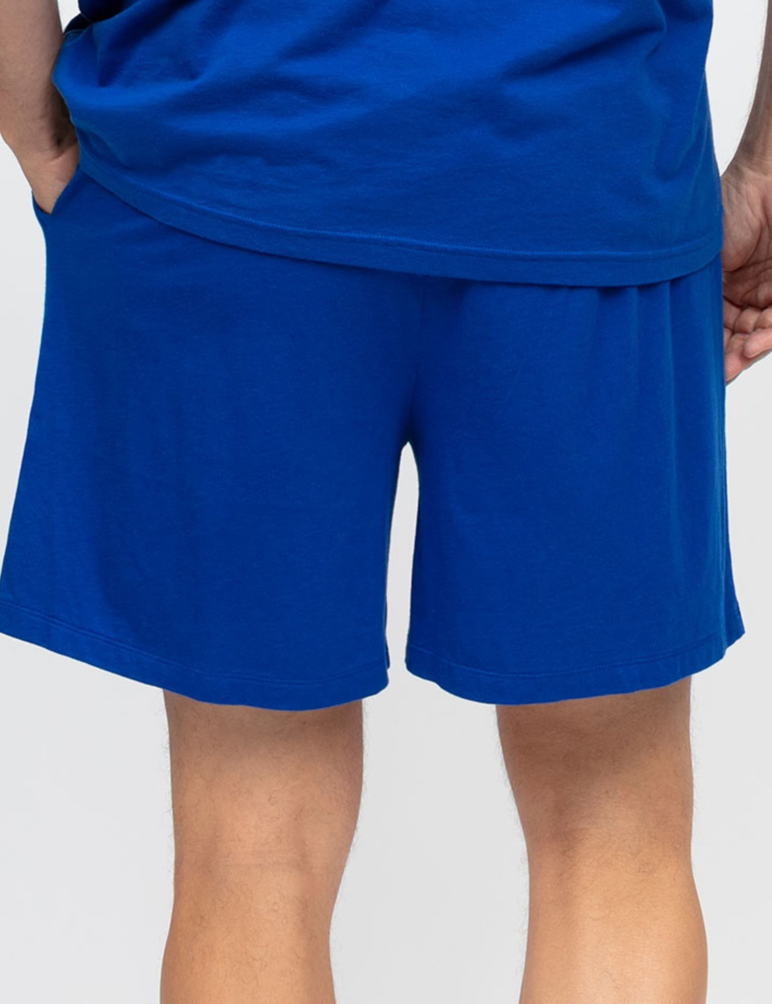 Cotton Modal Blend Knitted Pyjama Shorts 3 of 3