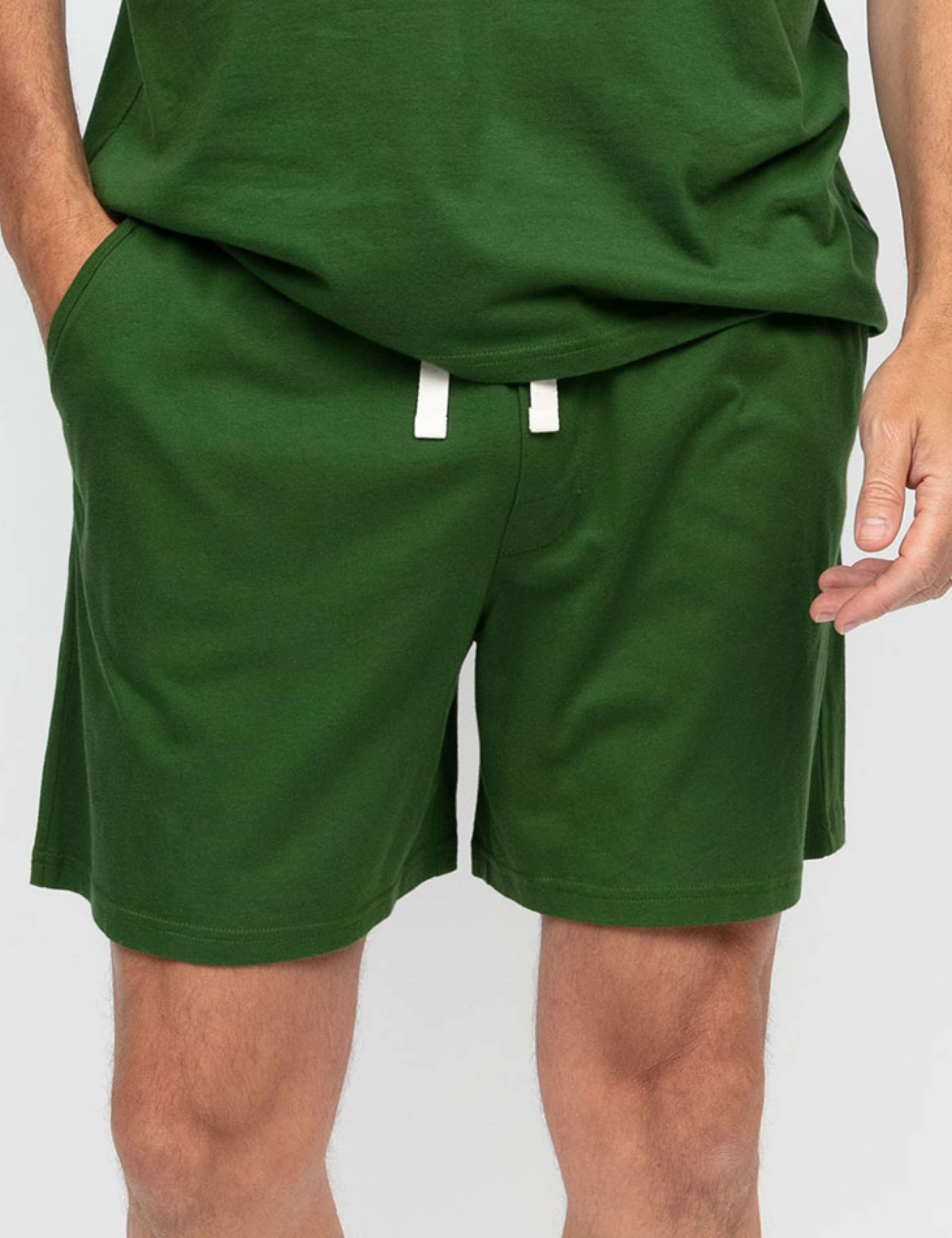 Cotton Modal Blend Knitted Pyjama Shorts 1 of 4