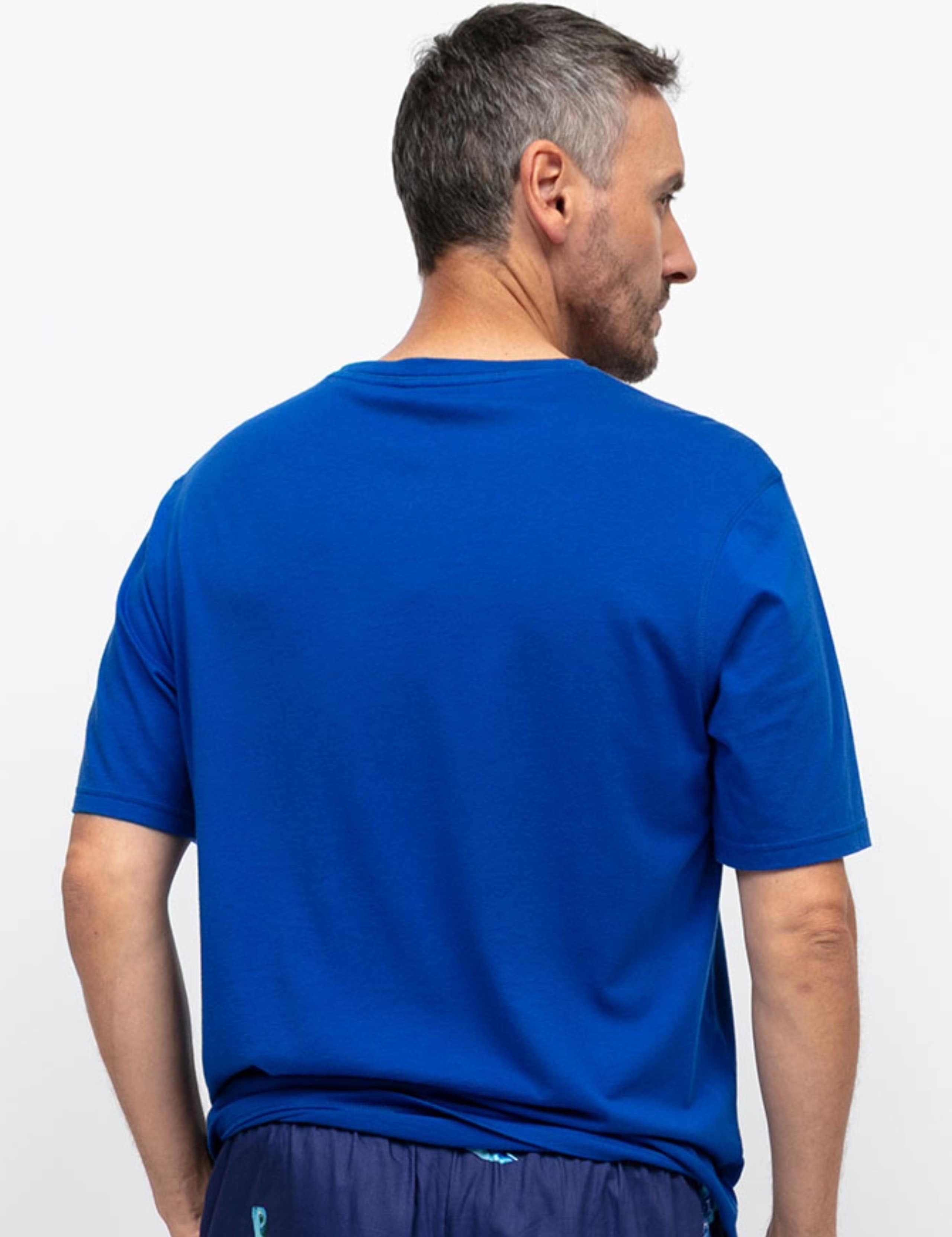 Cotton Modal Blend Knitted Pyjama Top 3 of 4