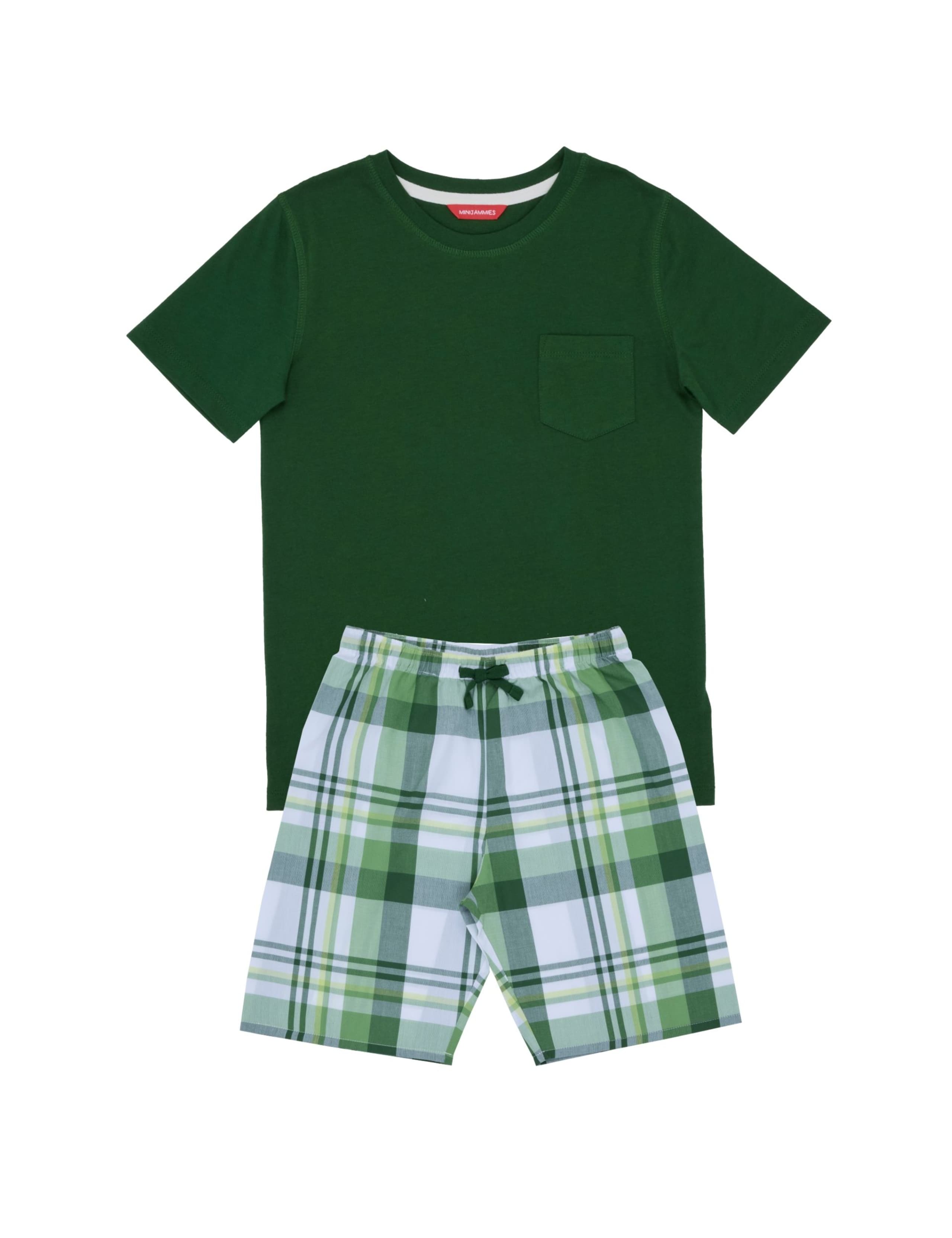 Cotton Modal Checked Pyjamas (2-13 Yrs) 2 of 4