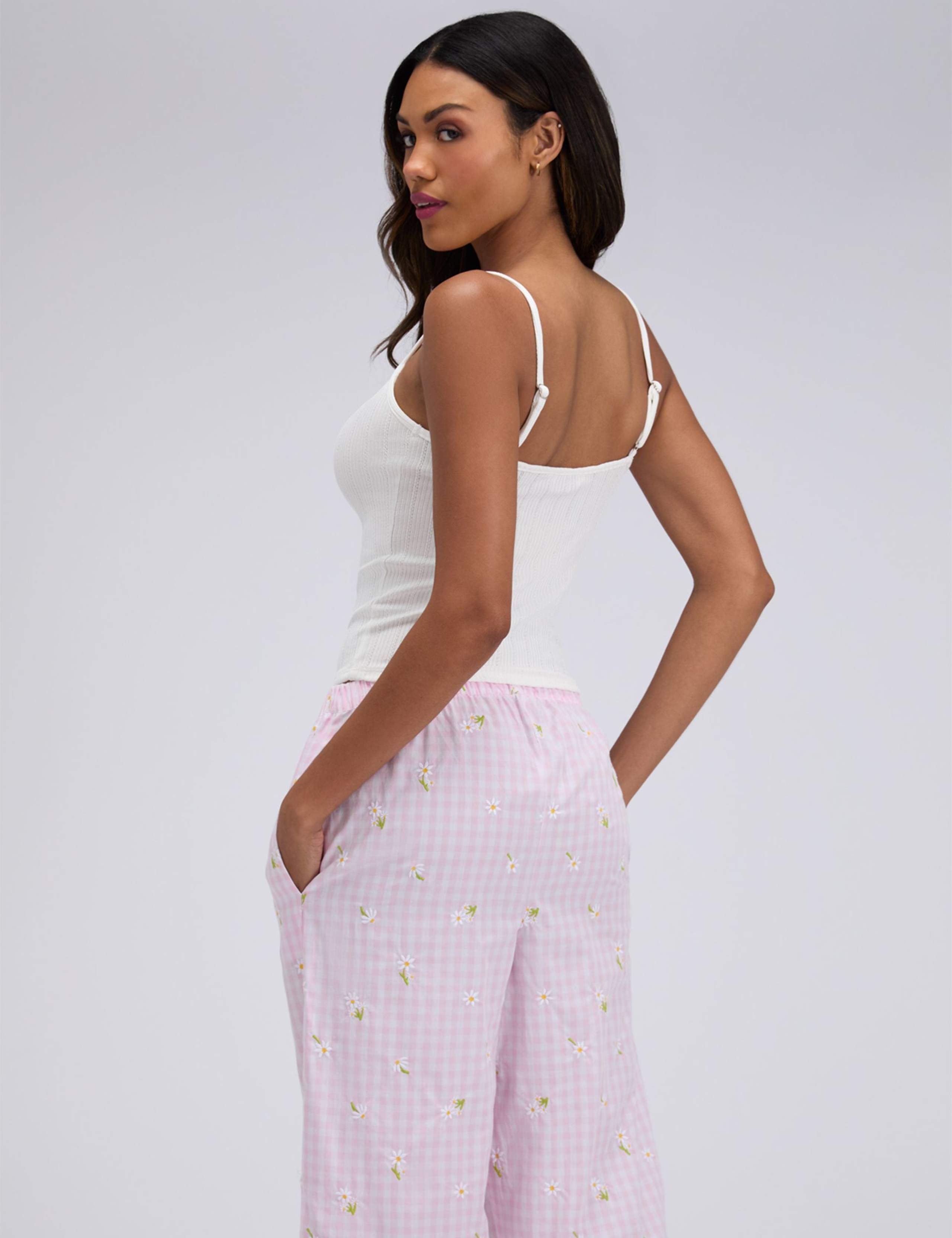 Daisy Gingham Cami Pyjama Set 4 of 6