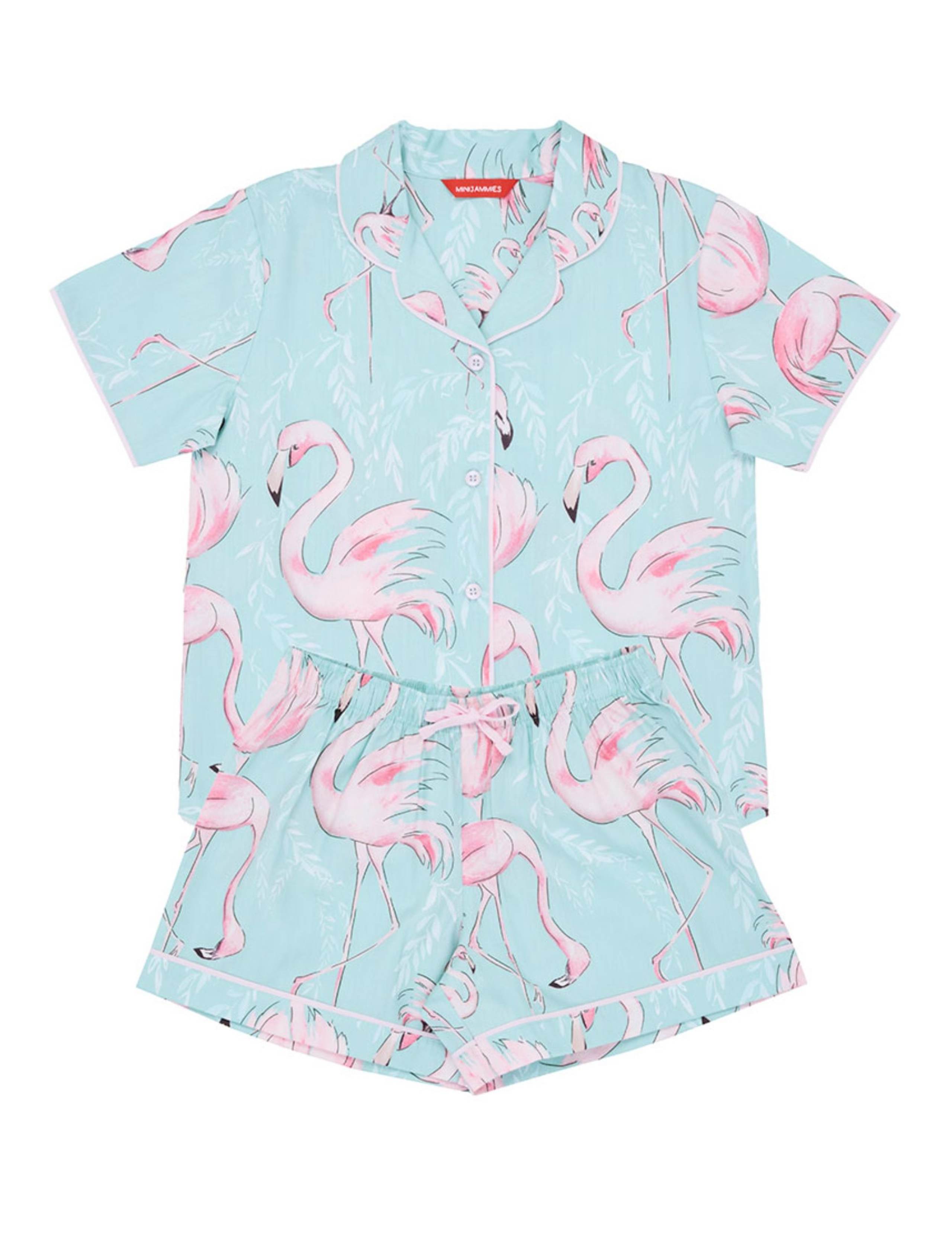 Cotton Modal Flamingo Pyjamas (2-13 Yrs) 2 of 4