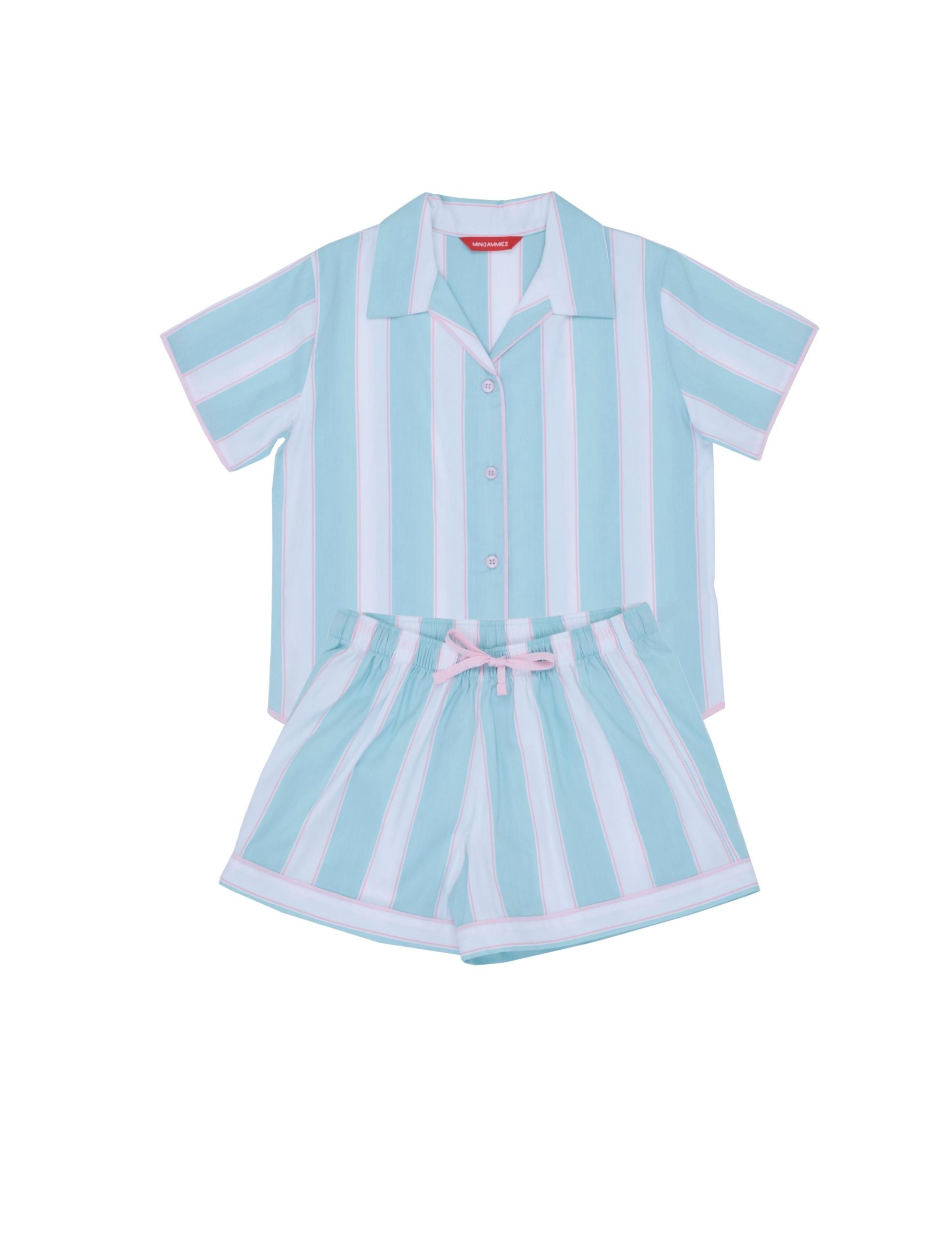 Cotton Modal Striped Pyjamas (2-13 Yrs) 2 of 4