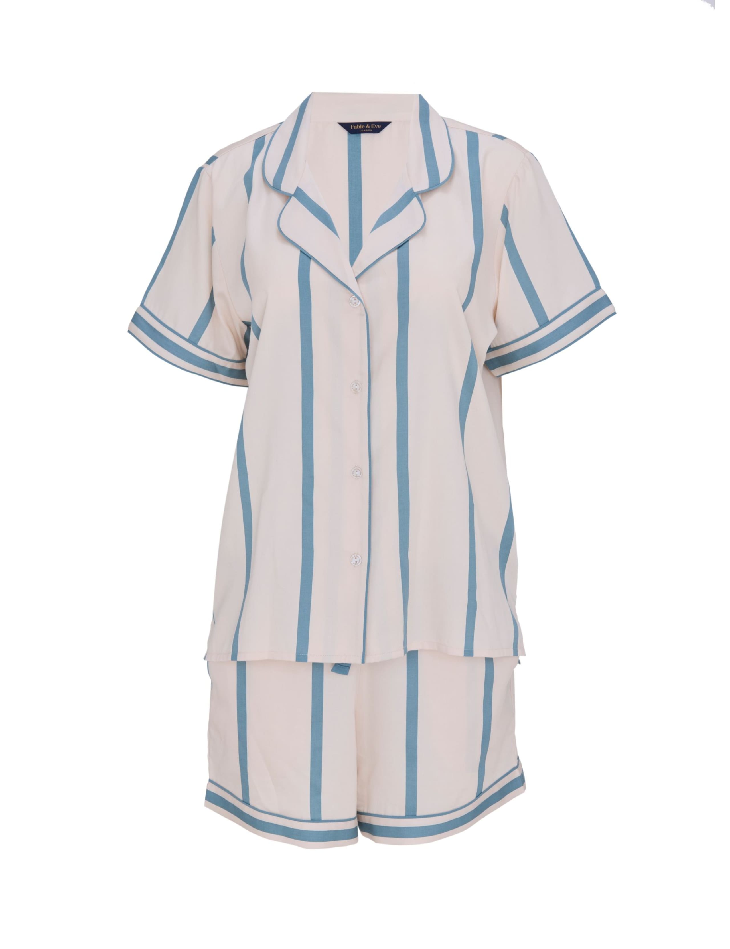 Cotton Modal Striped Shortie Set 2 of 4