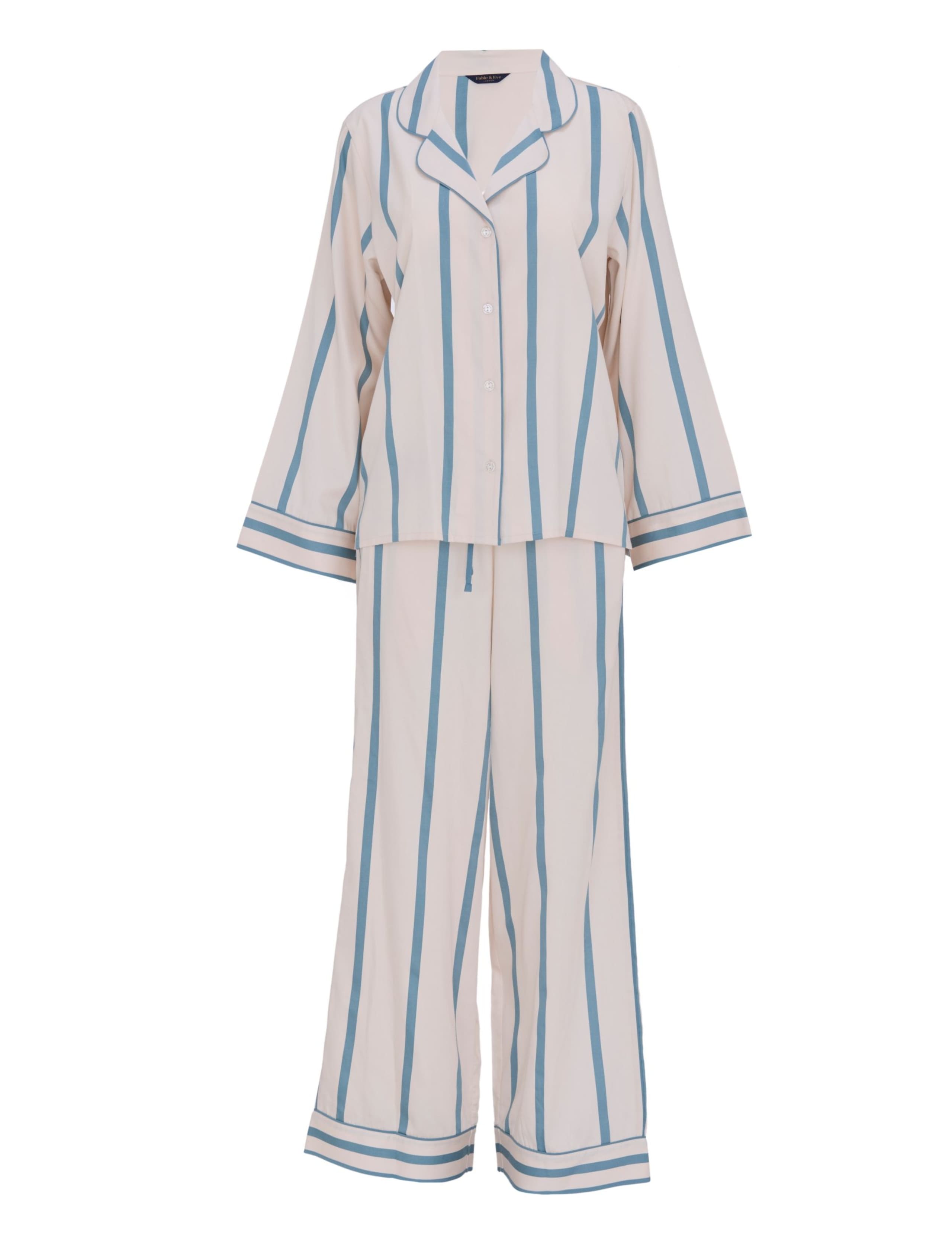 Fable And Eve Cotton Modal Striped Pyjama Set 2 of 4