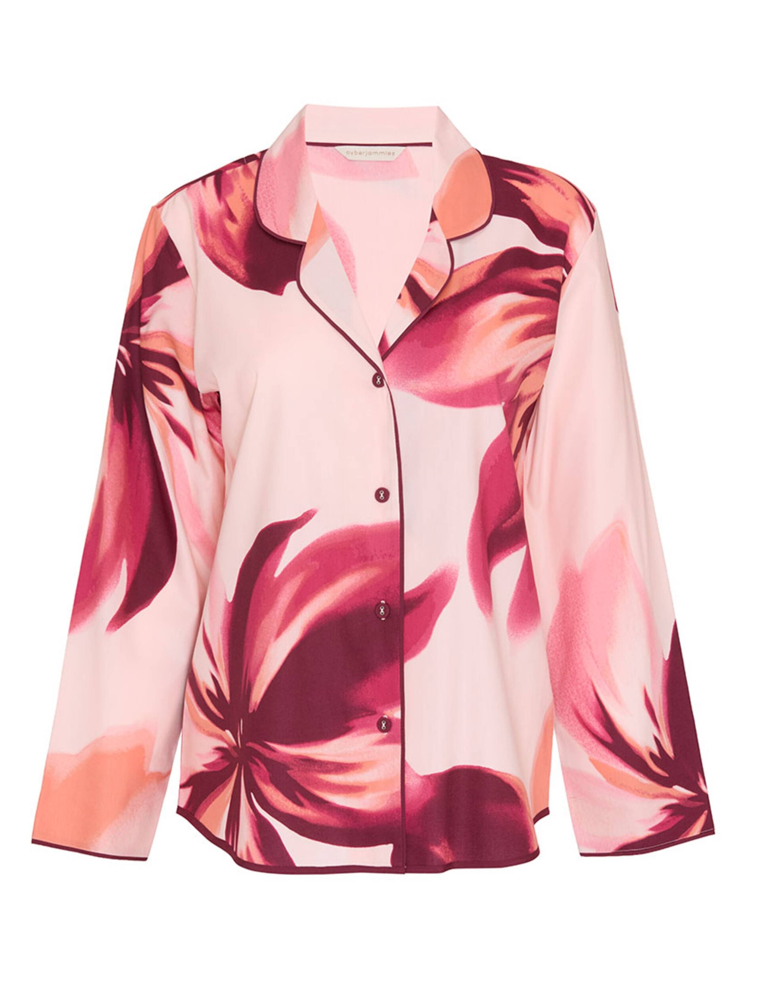 Cotton Modal Floral Print Pyjama Top 2 of 4
