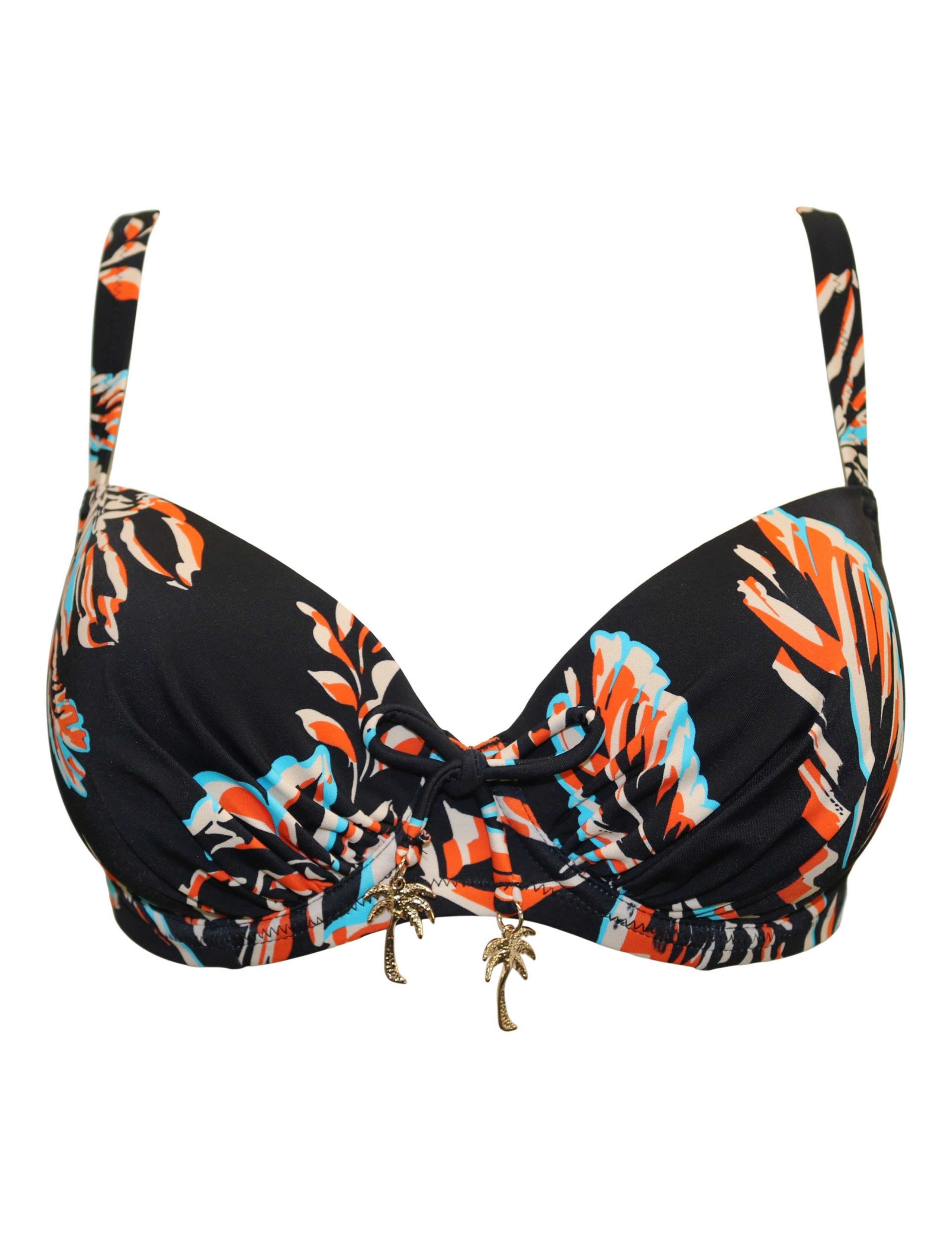 Madrid Wired Padded Plunge Bikini Top 2 of 8