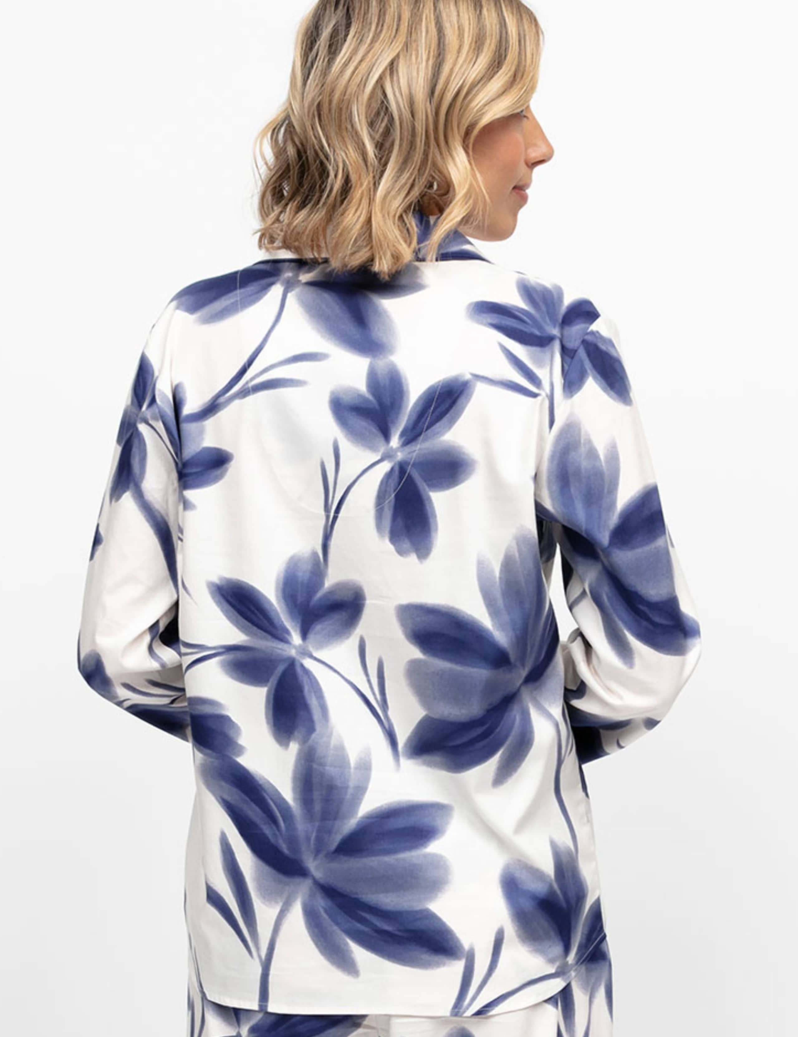 Cotton Modal Floral Pyjama Top 4 of 4