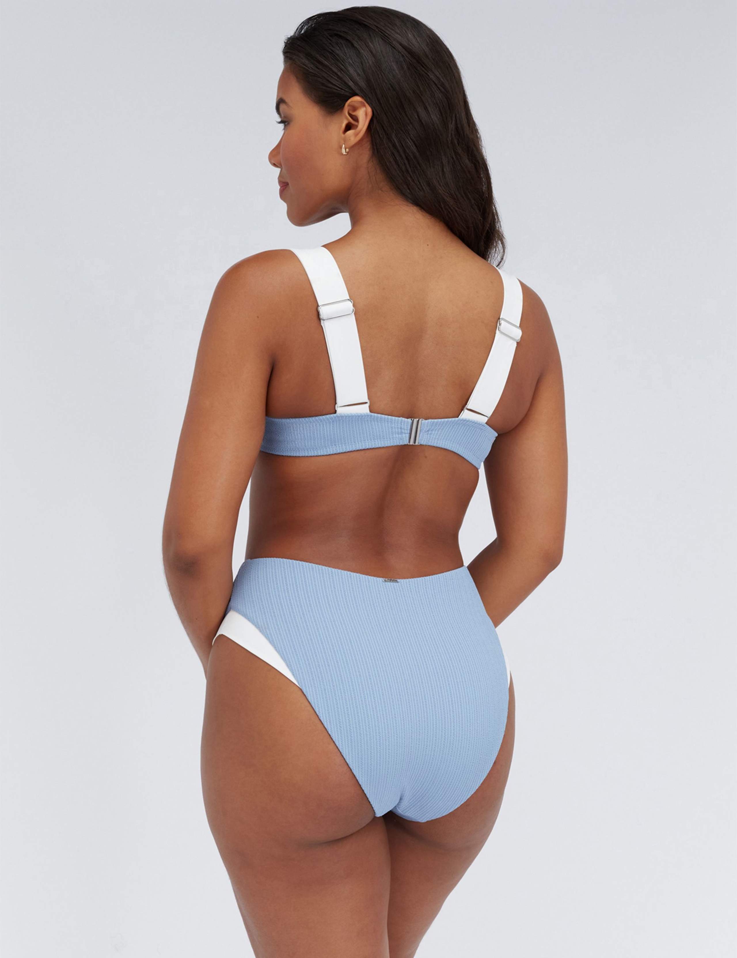 Textured Padded Balconette Bikini Top 3 of 4