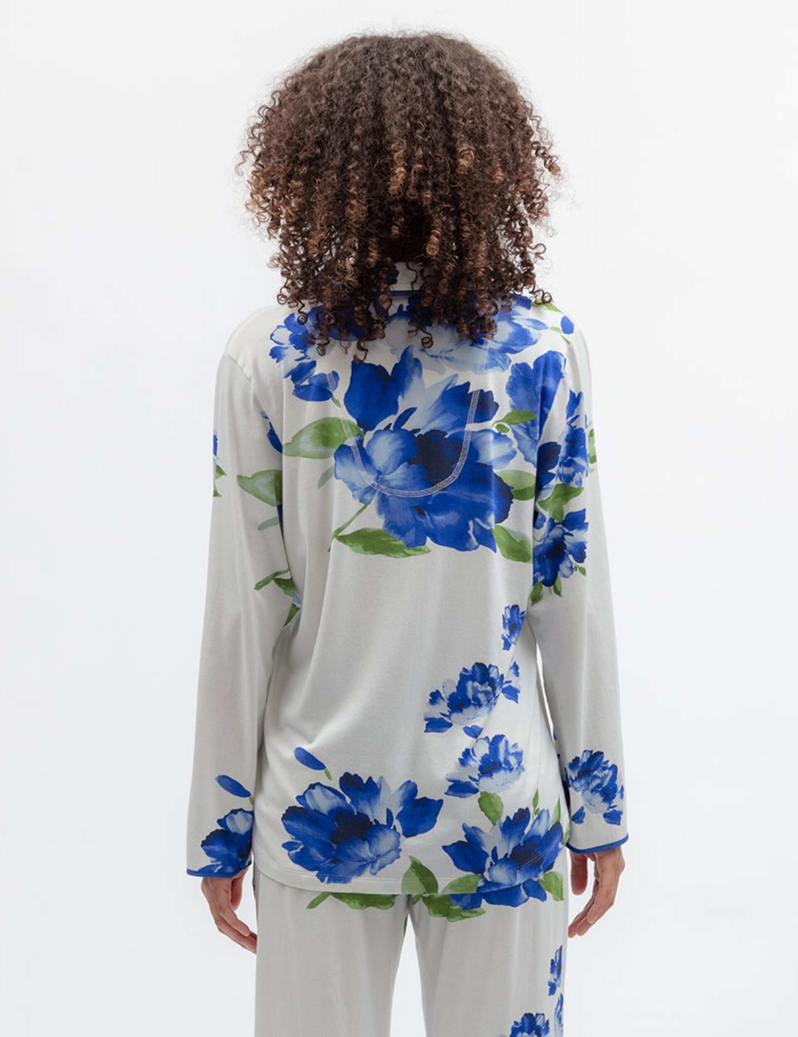 Jersey Floral Pyjama Top 4 of 4