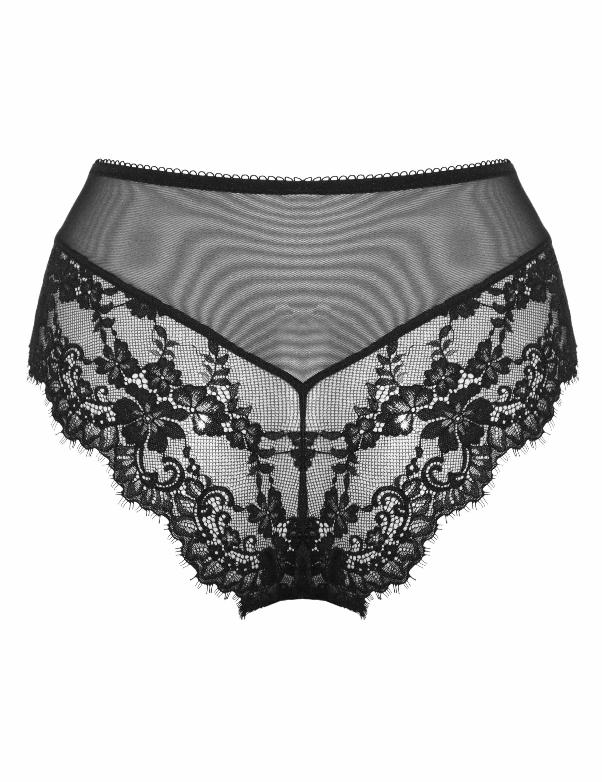 Etoile Mesh & Lace High Waisted Briefs 6 of 6