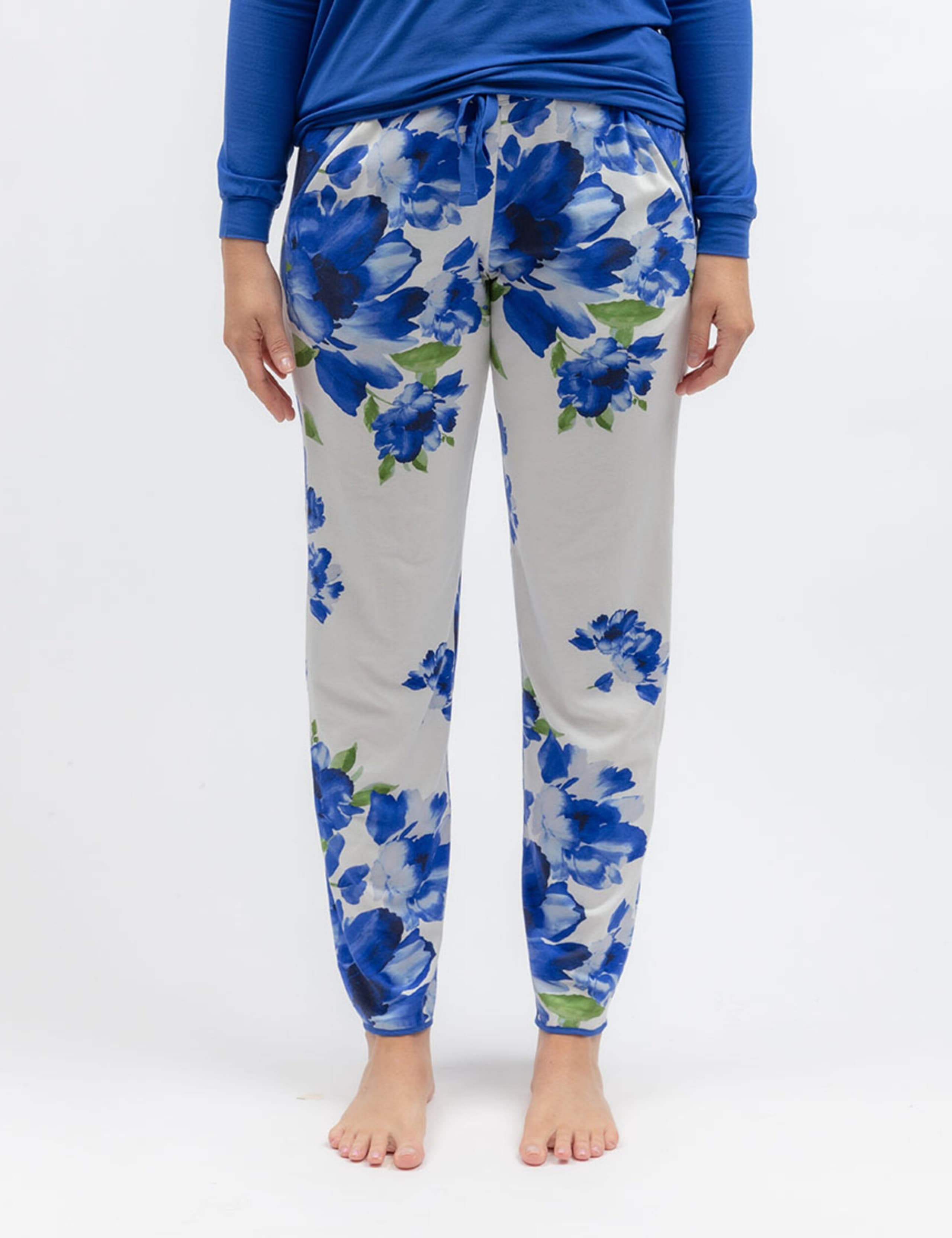 Cotton Modal Jersey Floral Pyjama Bottoms 3 of 4