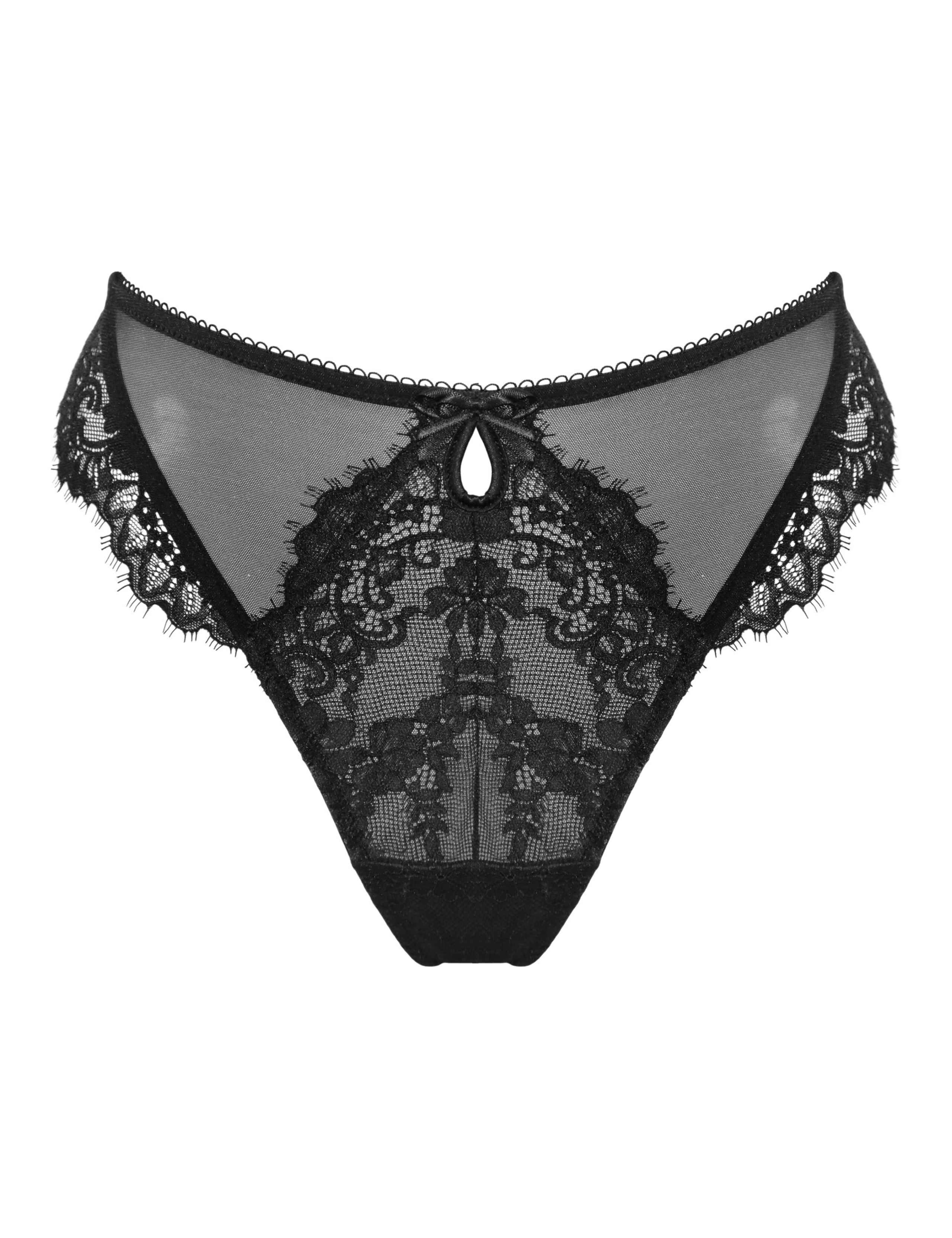 Etoile Mesh & Lace Thong 2 of 8