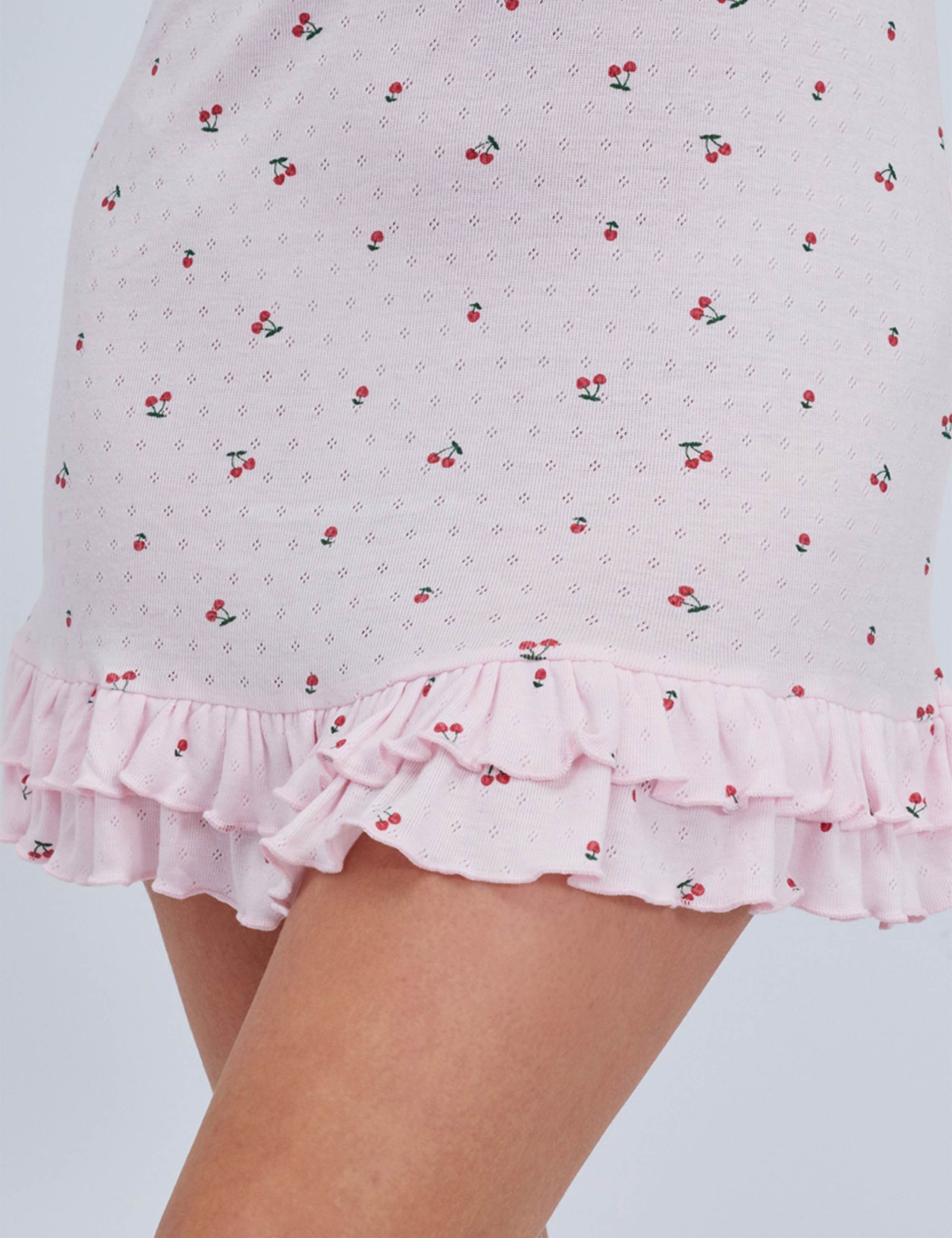 Cherry Pointelle Nightdress 5 of 6