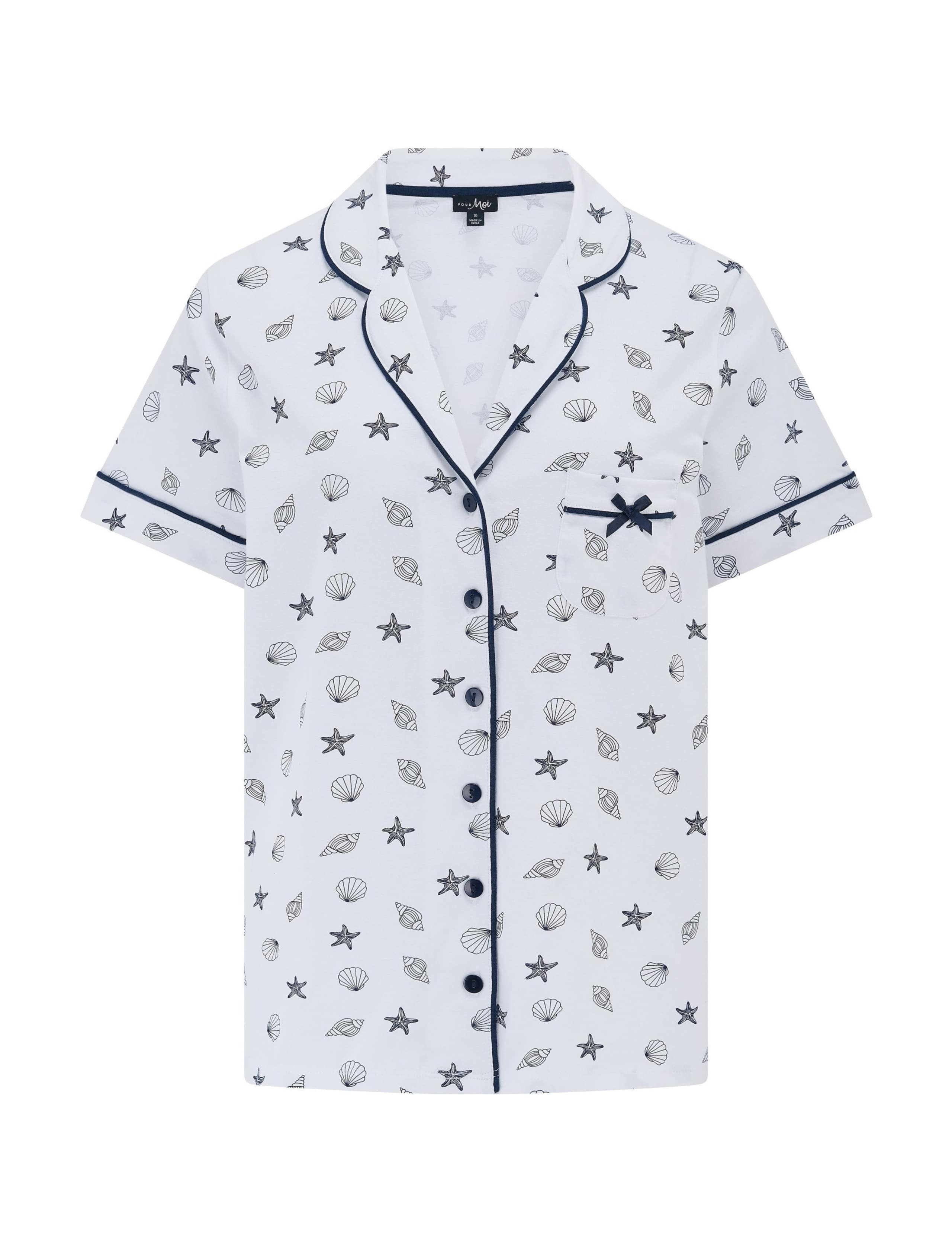 Pure Cotton Shell Print Revere Shortie Set 5 of 9
