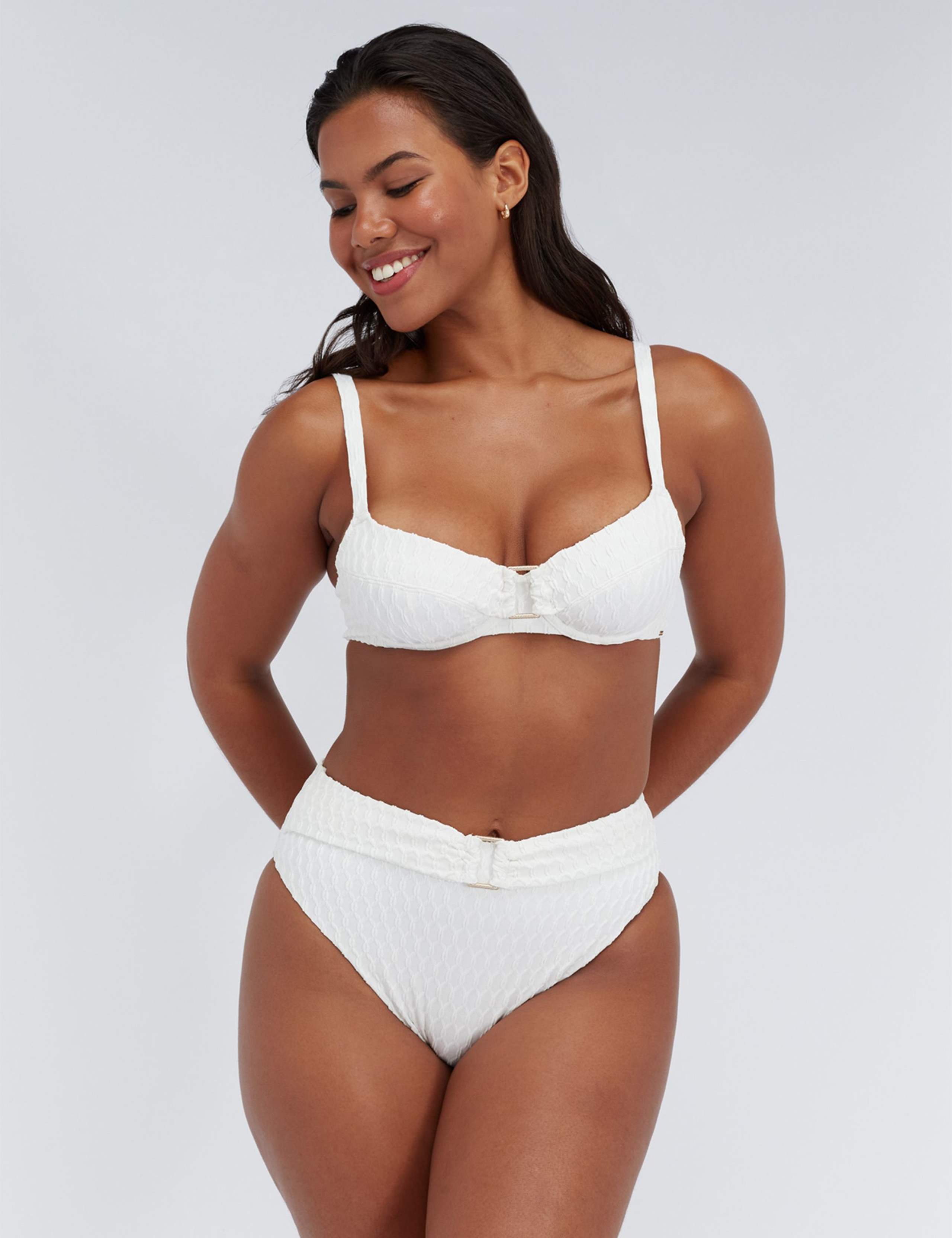 Riad Textured Bikini Bottoms 1 of 5