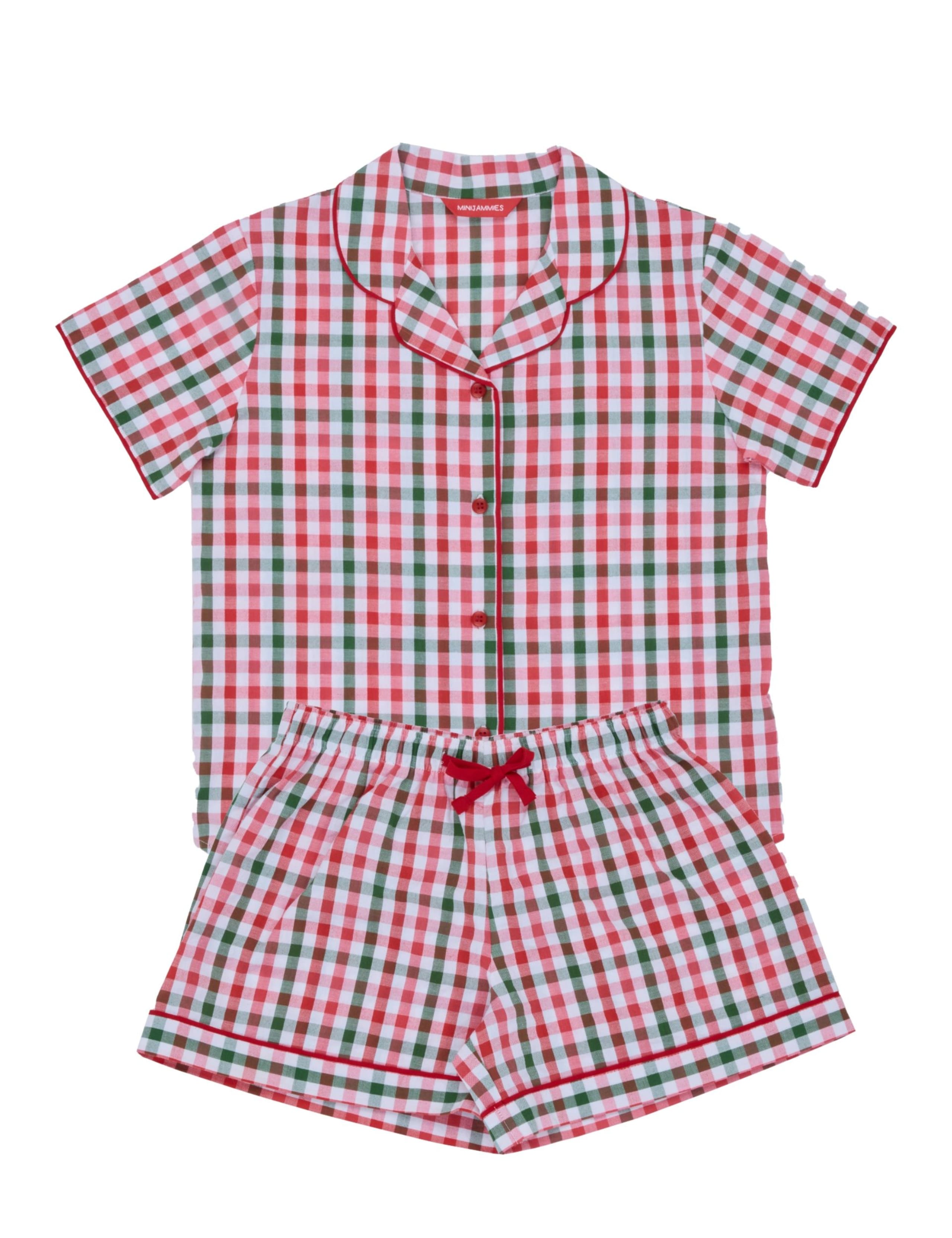 Pure Cotton Checked Pyjamas (2-13 Yrs) 2 of 4