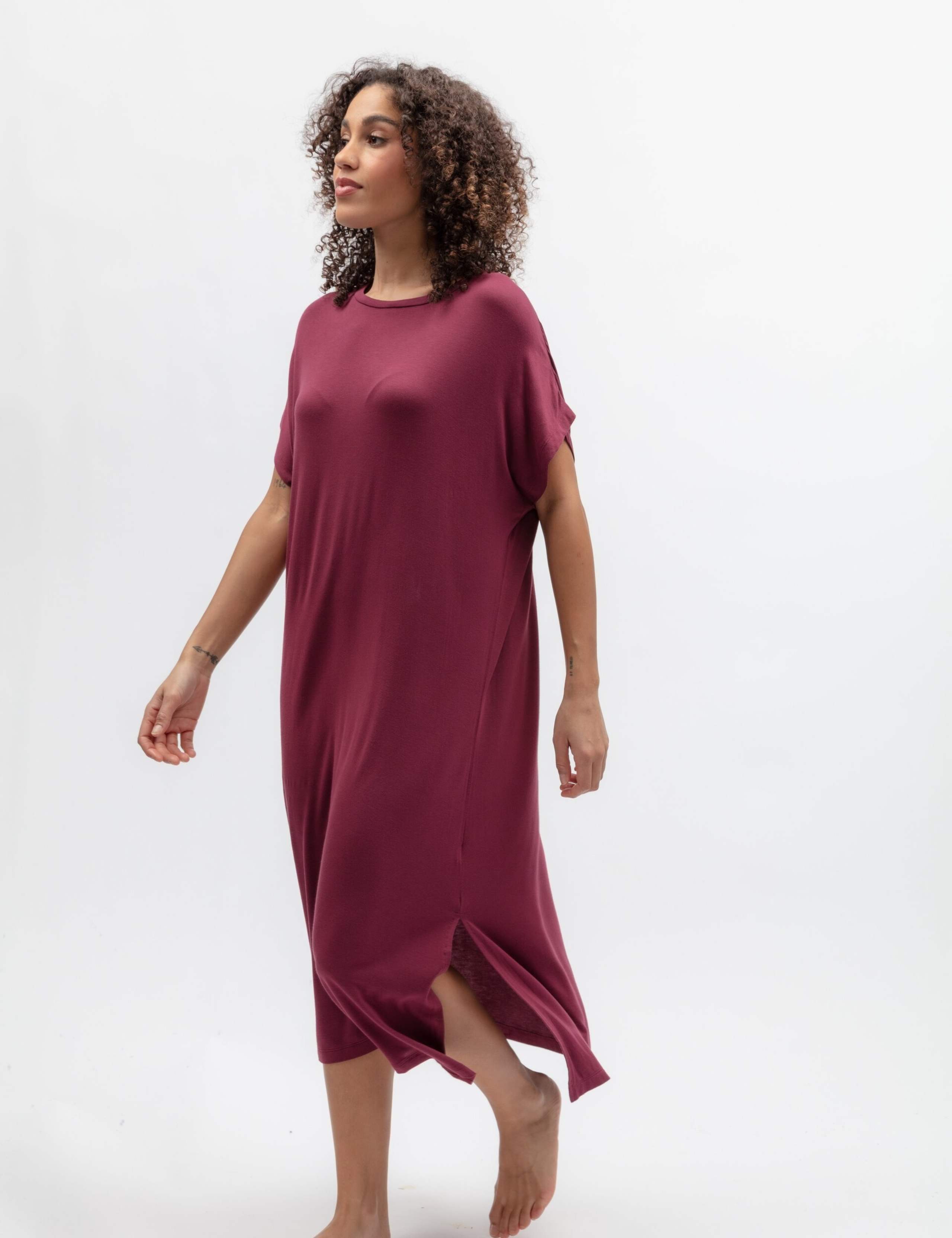 Jersey Long Nightdress 1 of 3
