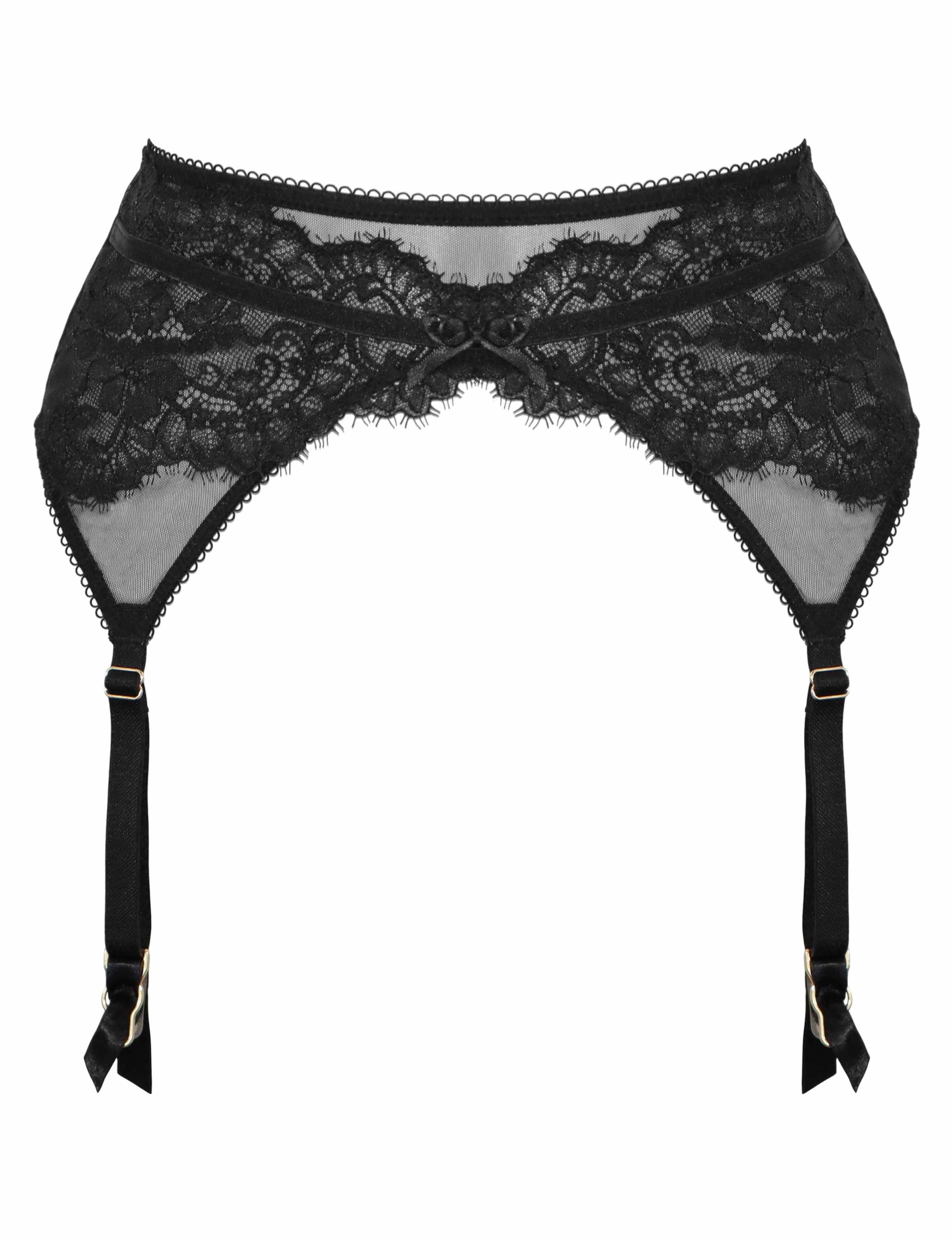 Etoile Mesh & Lace Suspender 2 of 7