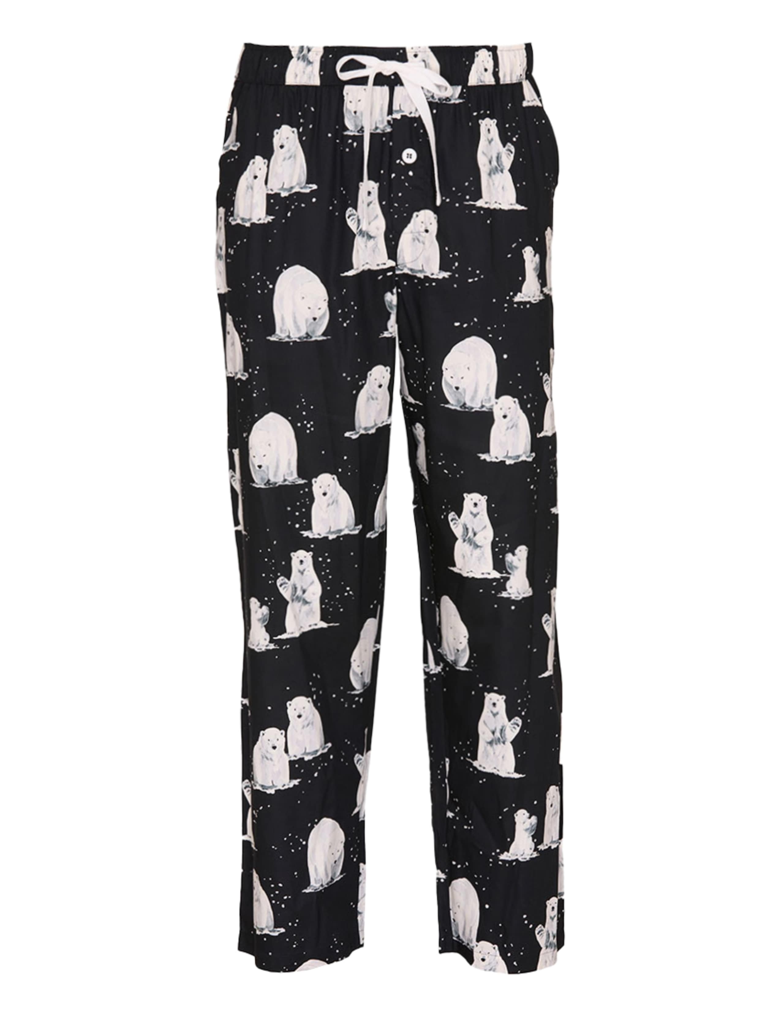 Cotton Modal Polar Bear Family Christmas Pyjama Bottoms 2 of 4
