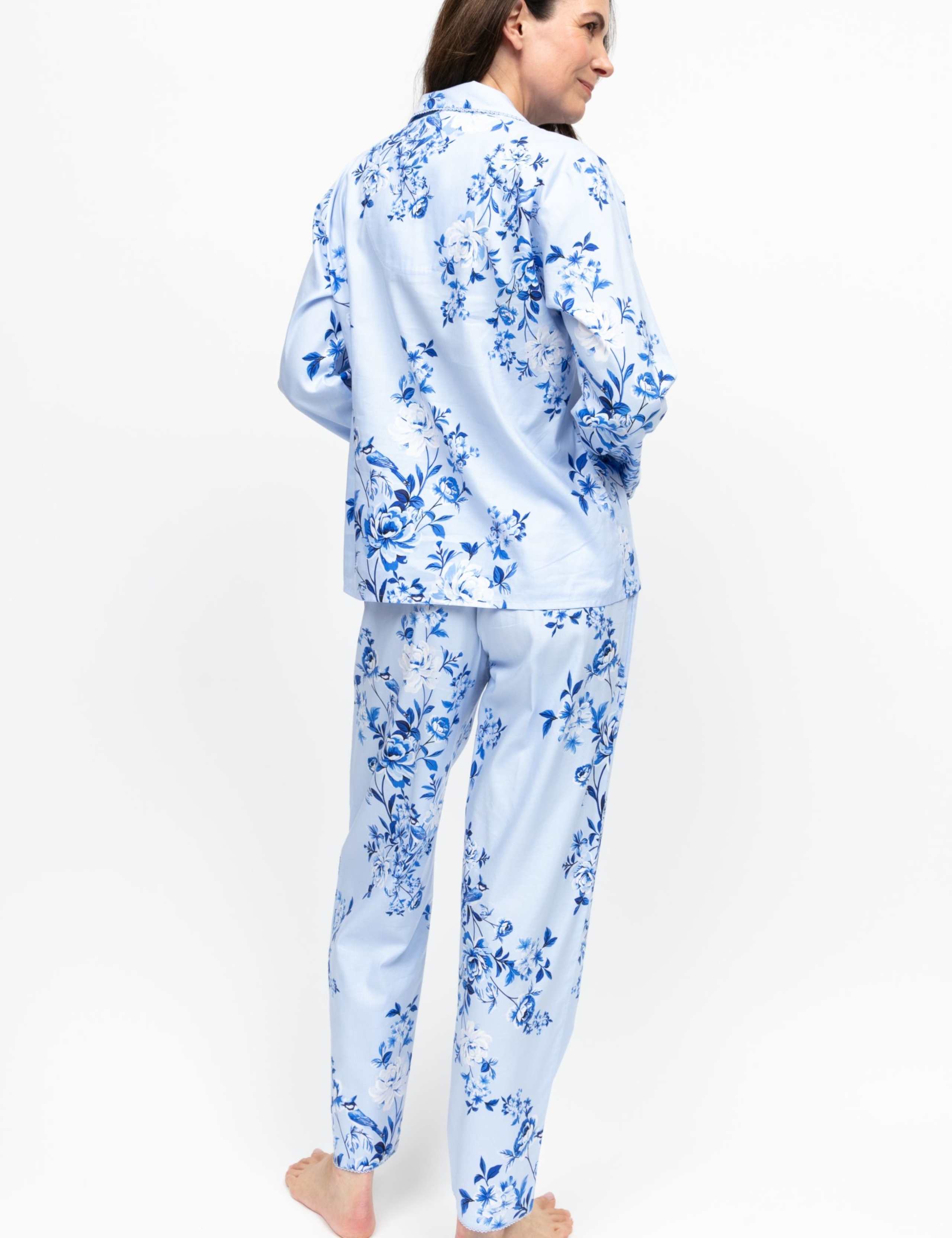 Cotton Modal Floral Pyjama Set 3 of 4