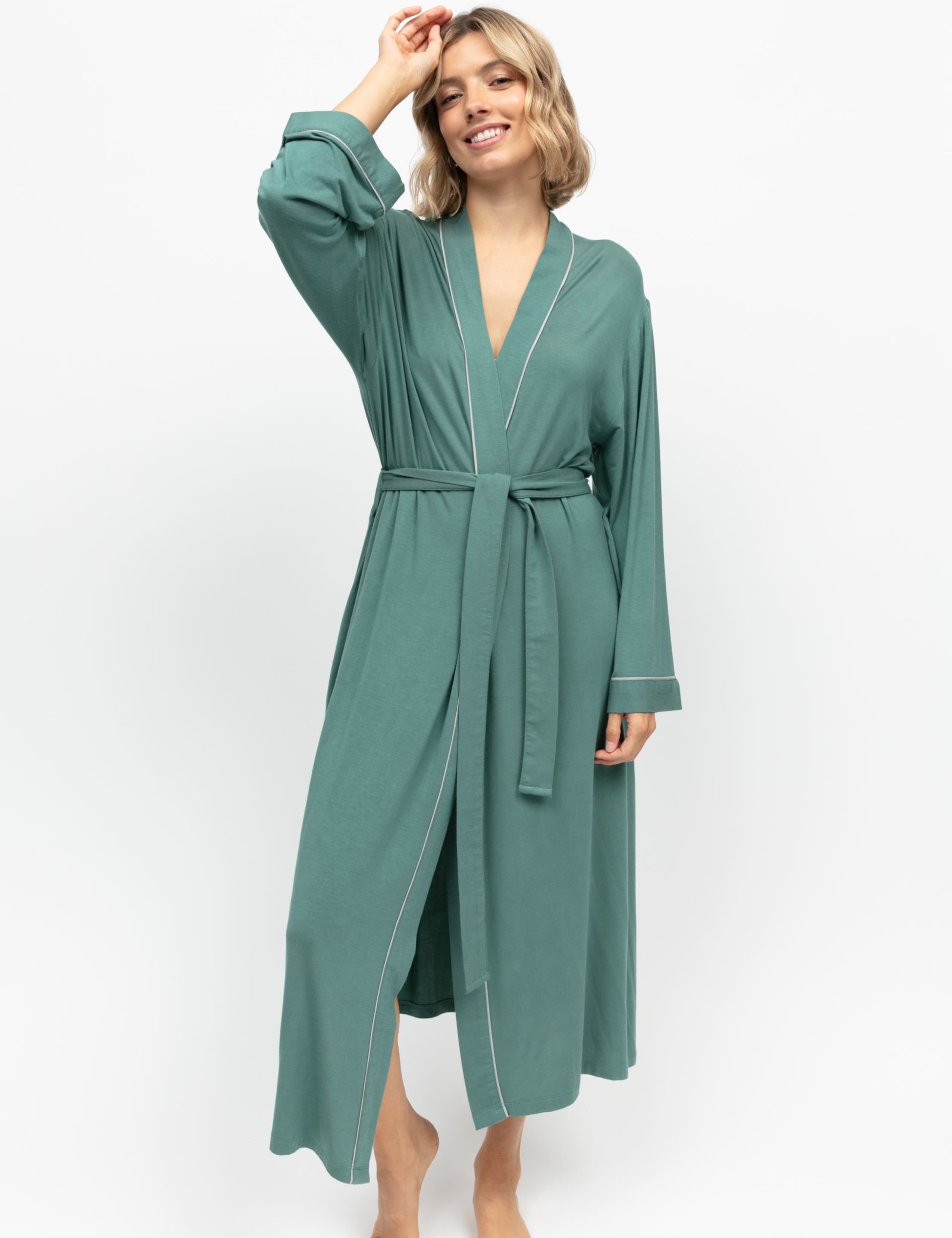 Modal Rich Jersey Dressing Gown 3 of 4