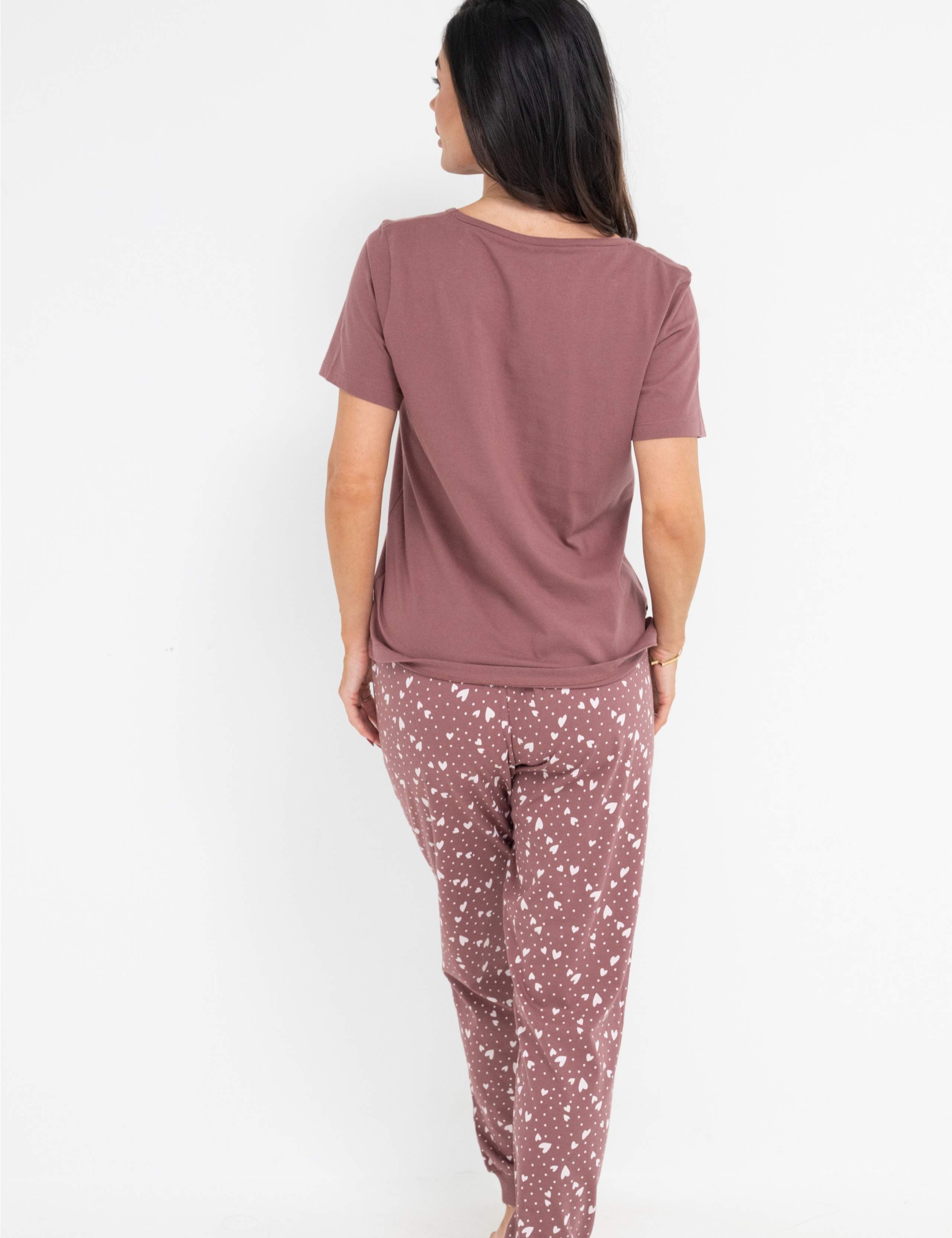 Pure Cotton Printed Pyjama Set 4 of 5