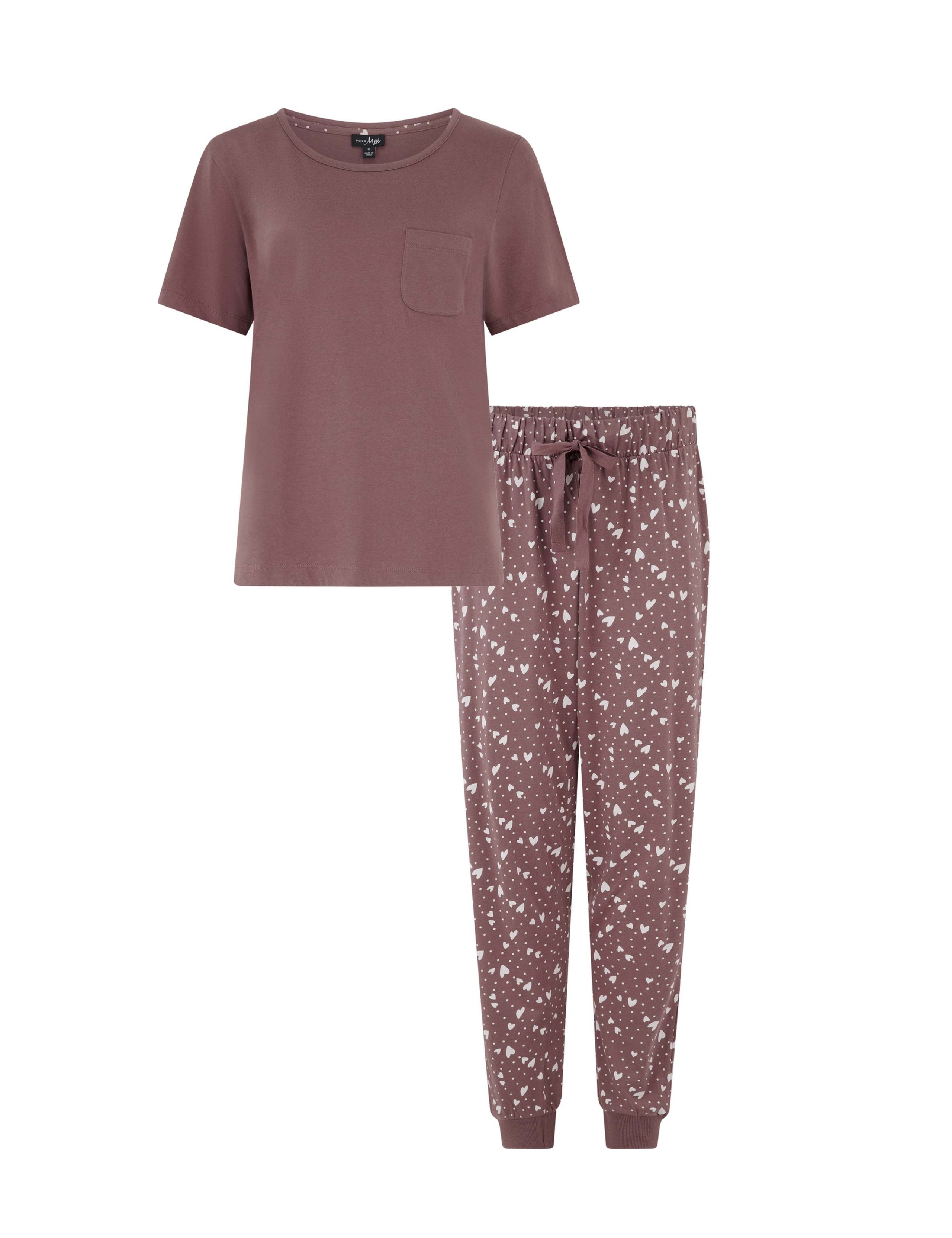 Pure Cotton Printed Pyjama Set 2 of 5
