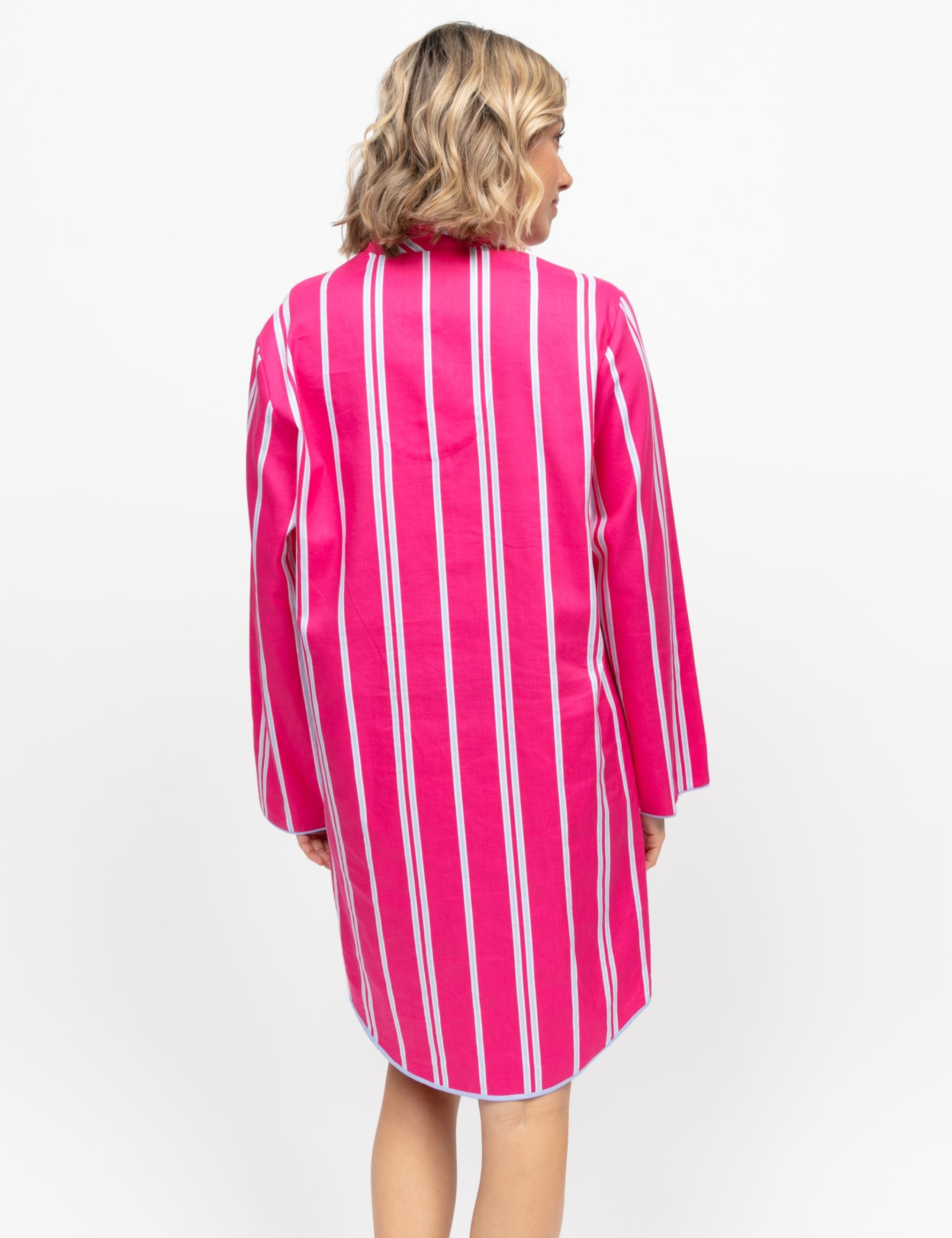 Cotton Modal Striped Nightshirt 4 of 4