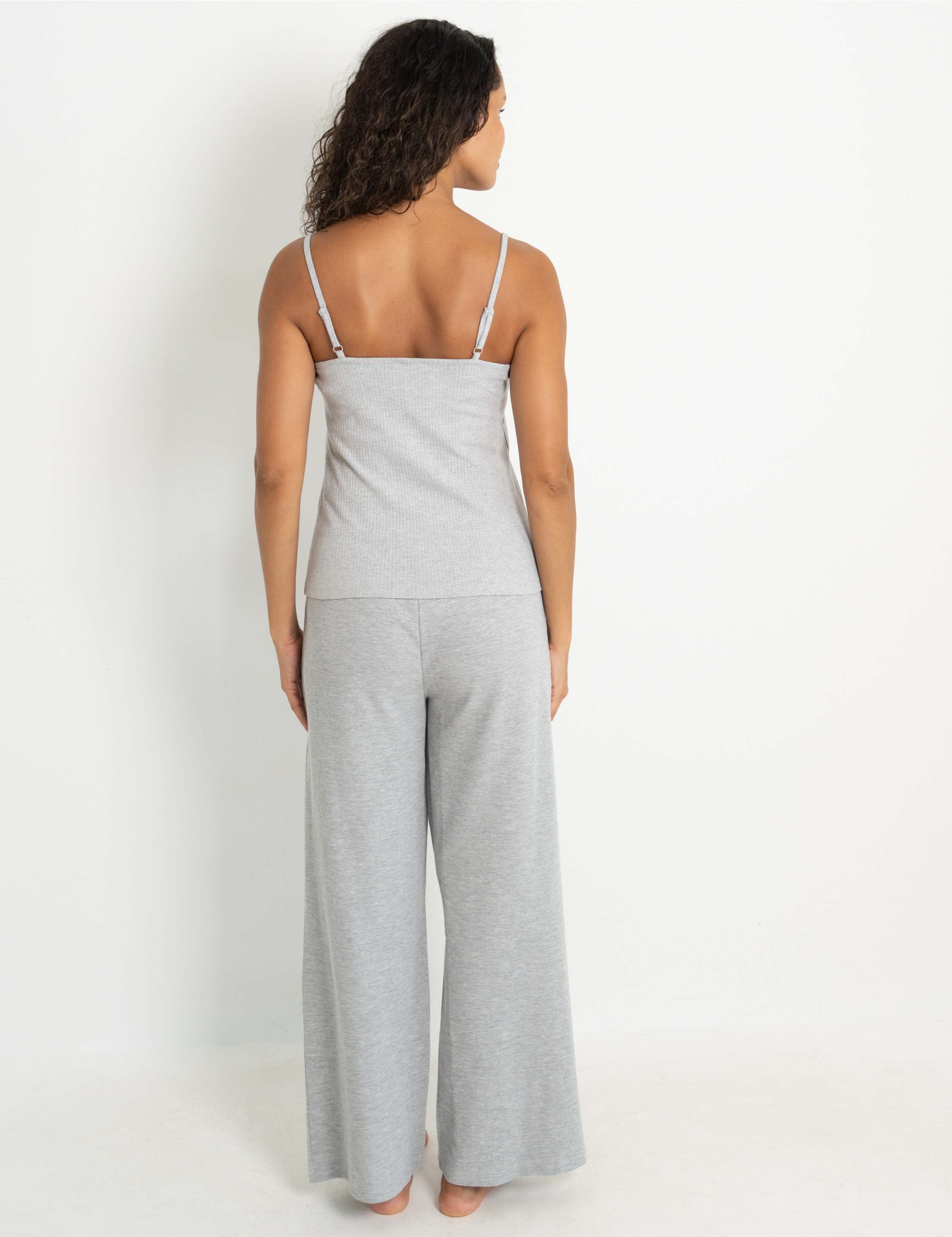3 Piece Pure Cotton Waffle Pyjama Set 9 of 9