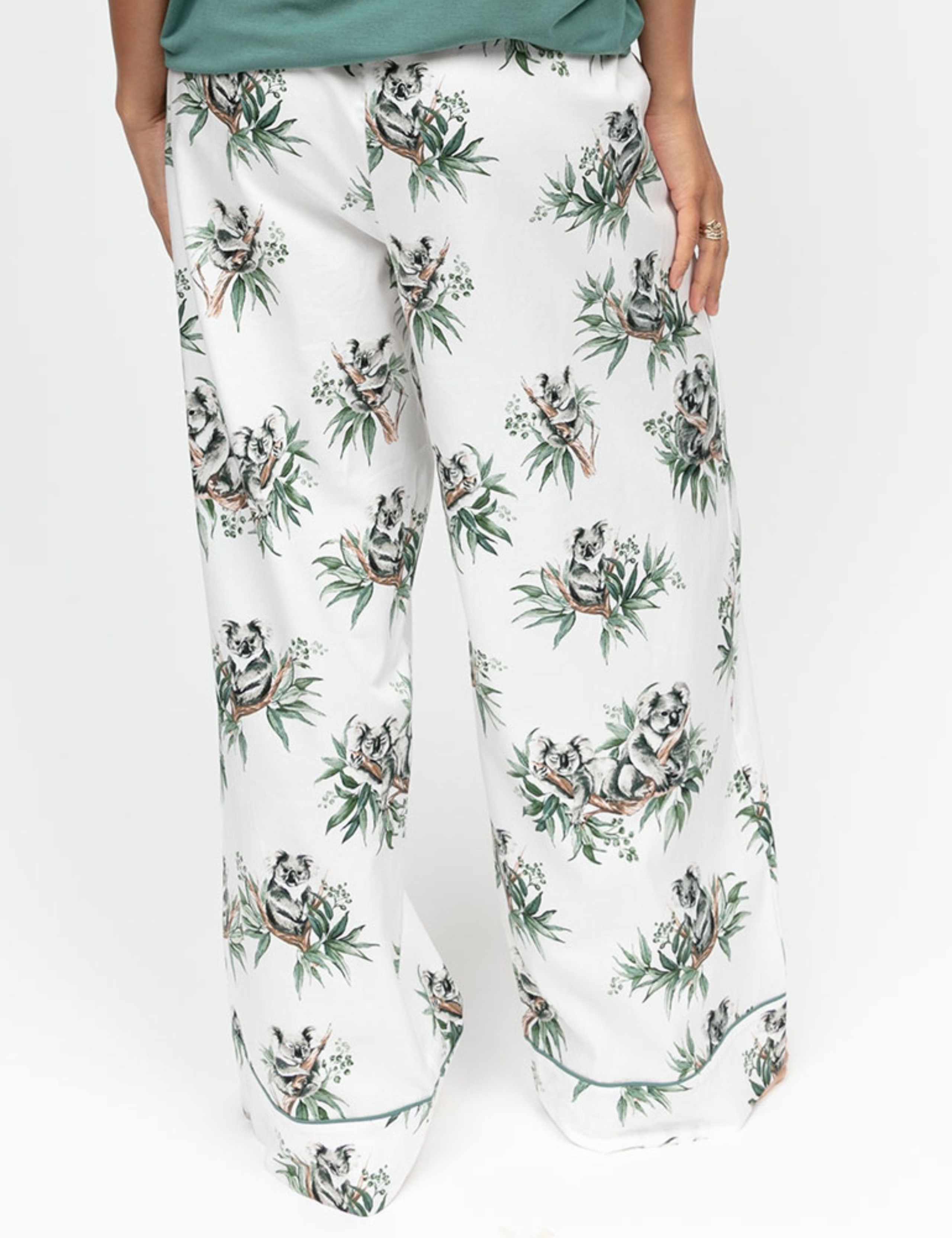 Cotton Modal Koala Print Pyjama Bottoms 4 of 4