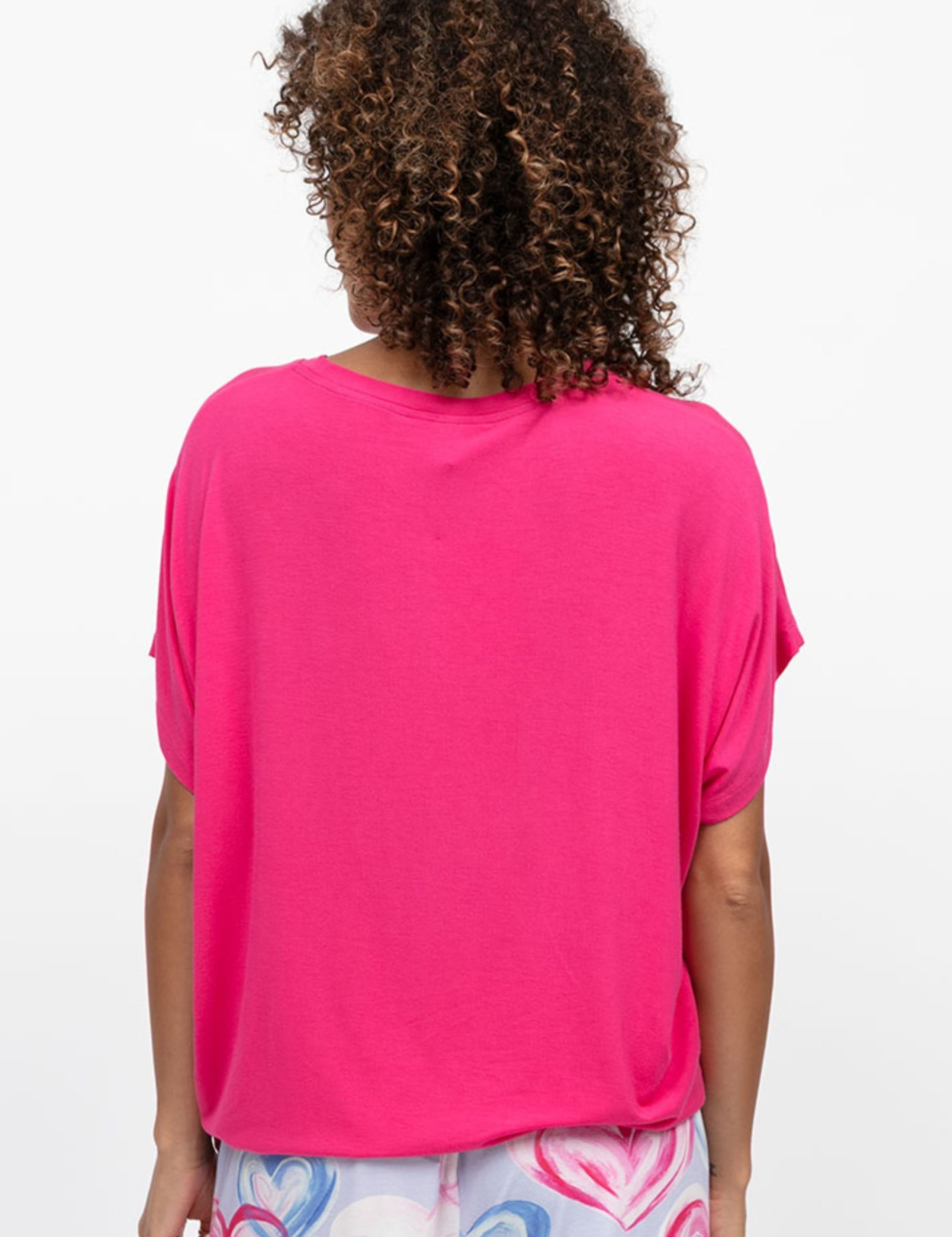 Modal Rich Jersey Cuffed Hem Pyjama Top 3 of 4