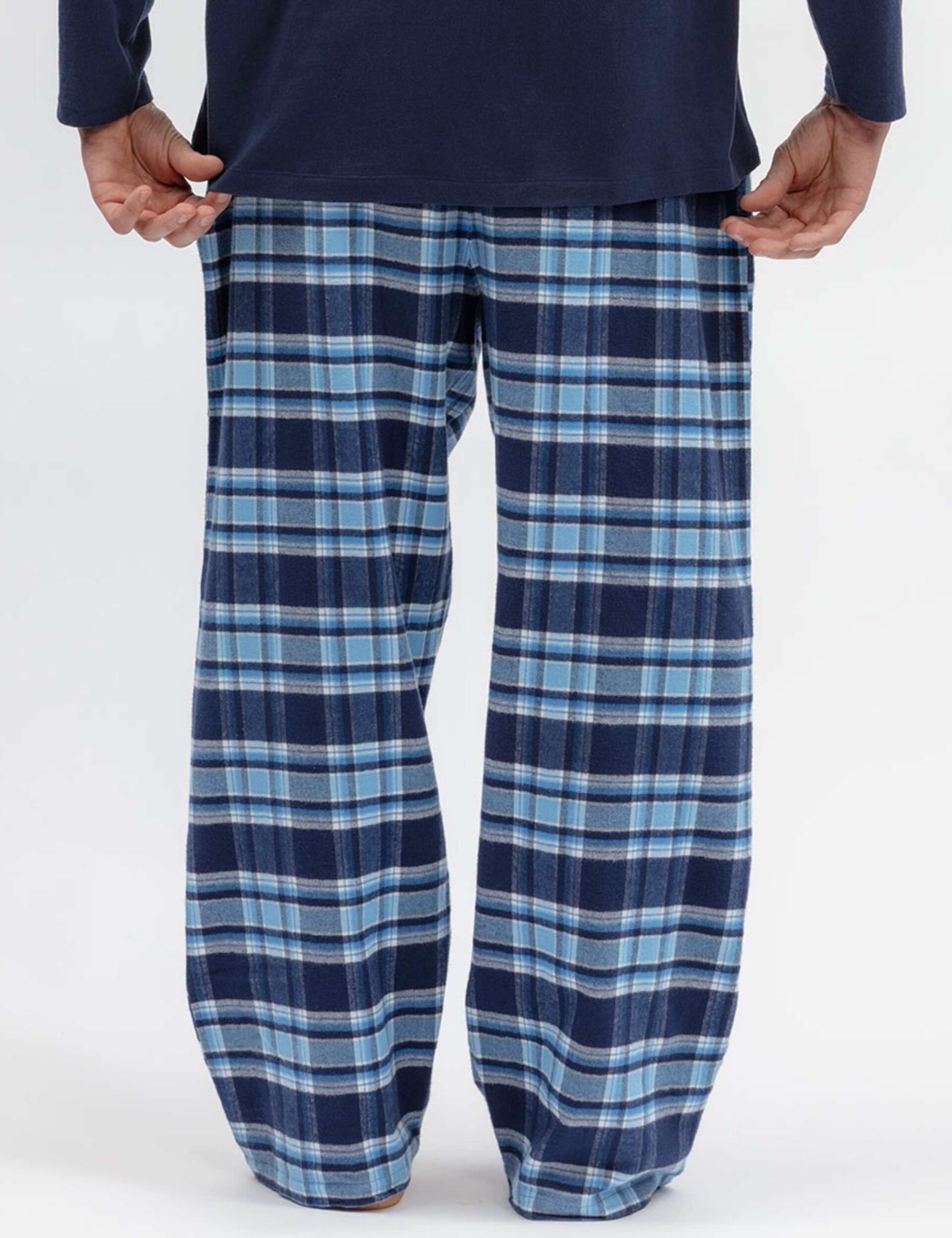 Brushed Cotton Checked Family Christmas Pyjama Bottoms 3 of 3