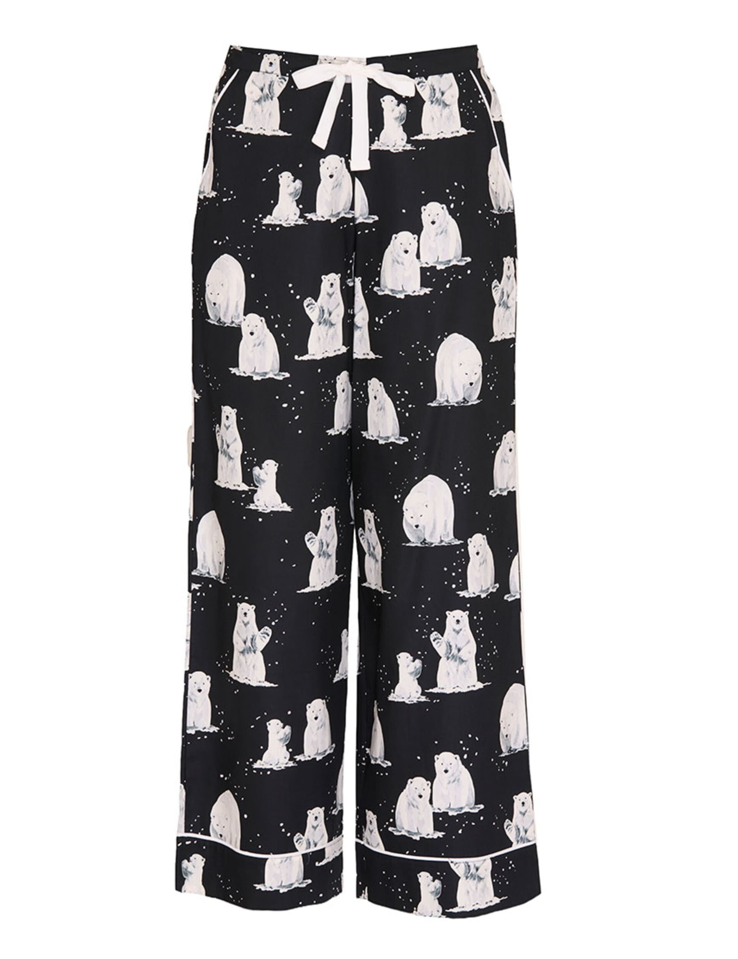 Cotton Modal Polar Bear Print Pyjama Bottoms 2 of 4