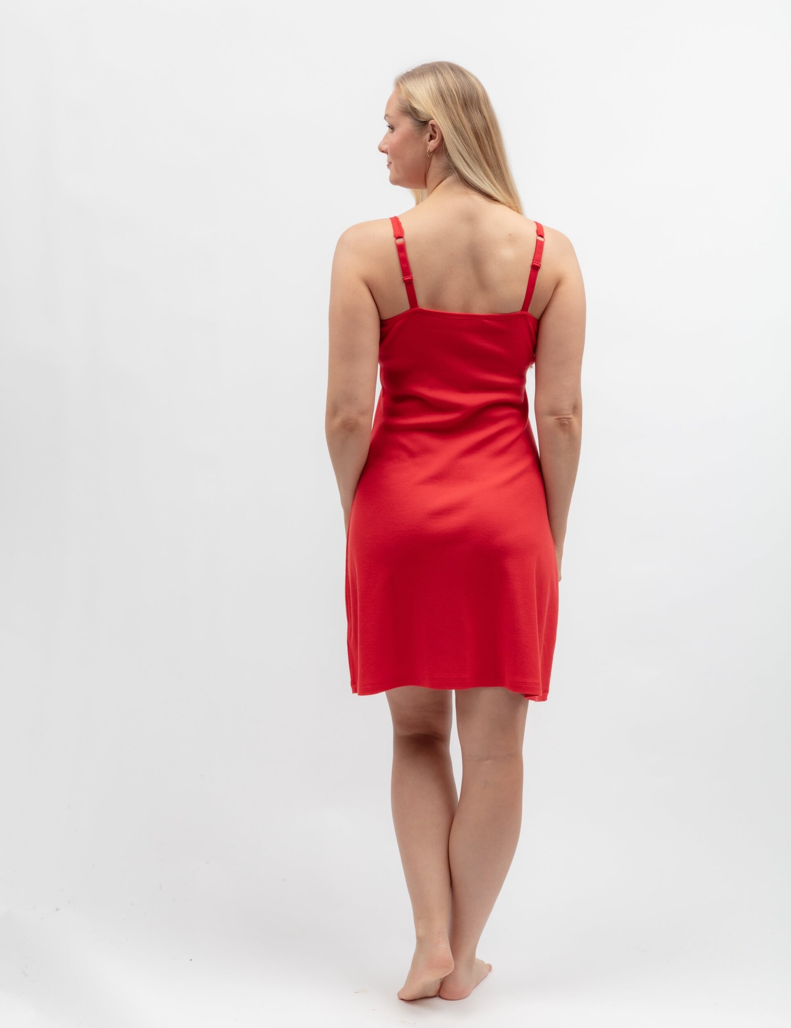 Cotton Modal Ribbed Hidden Support Nightdress 3 of 3