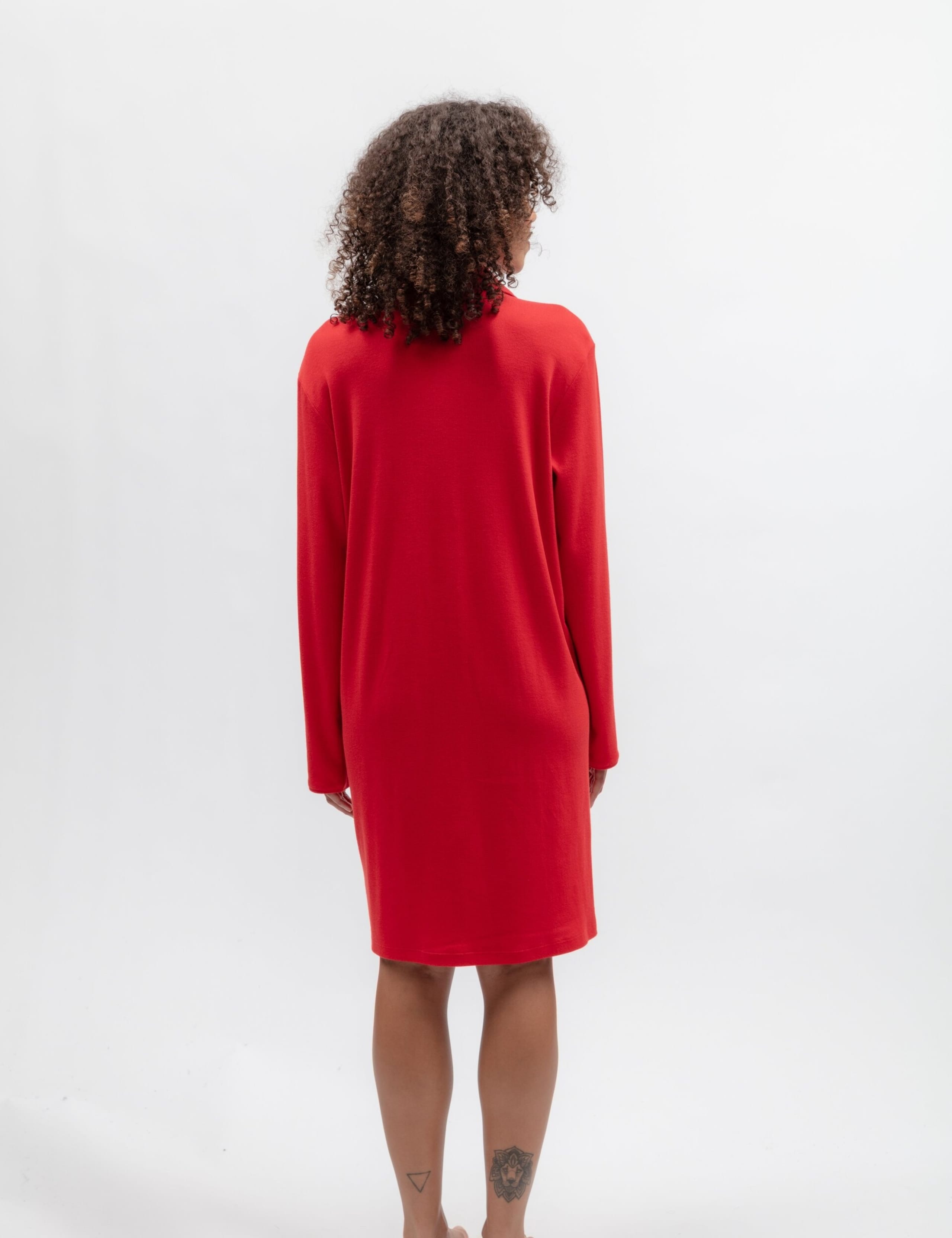 Cotton Modal Ribbed Nightshirt 3 of 3