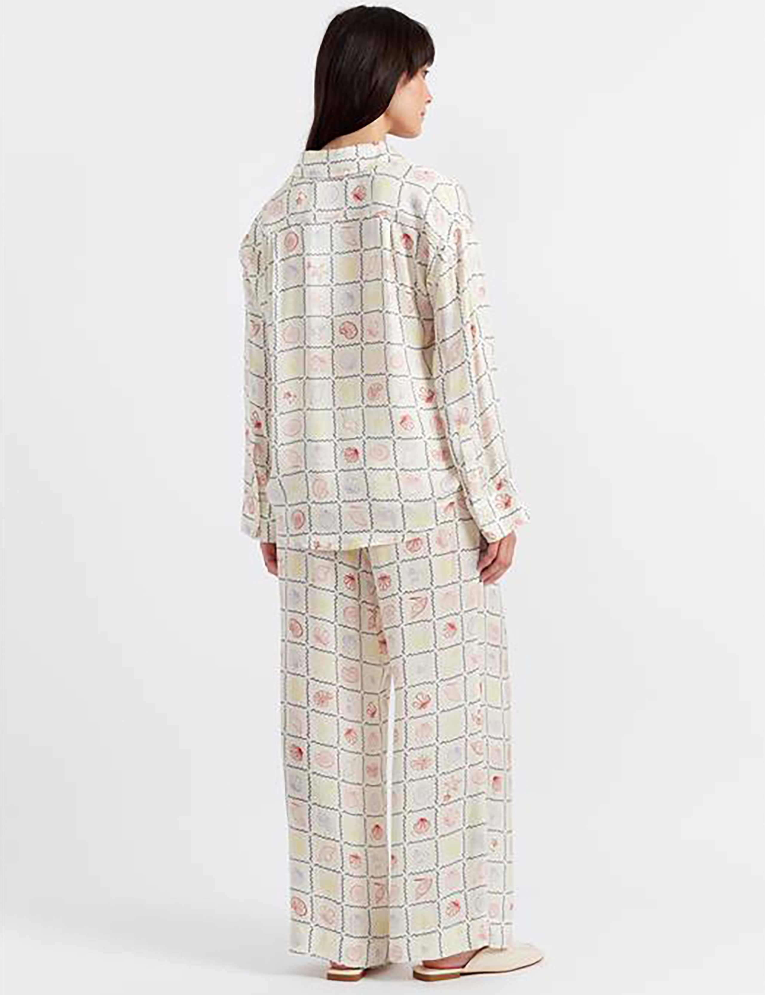 Printed Wide Leg Trousers 2 of 2