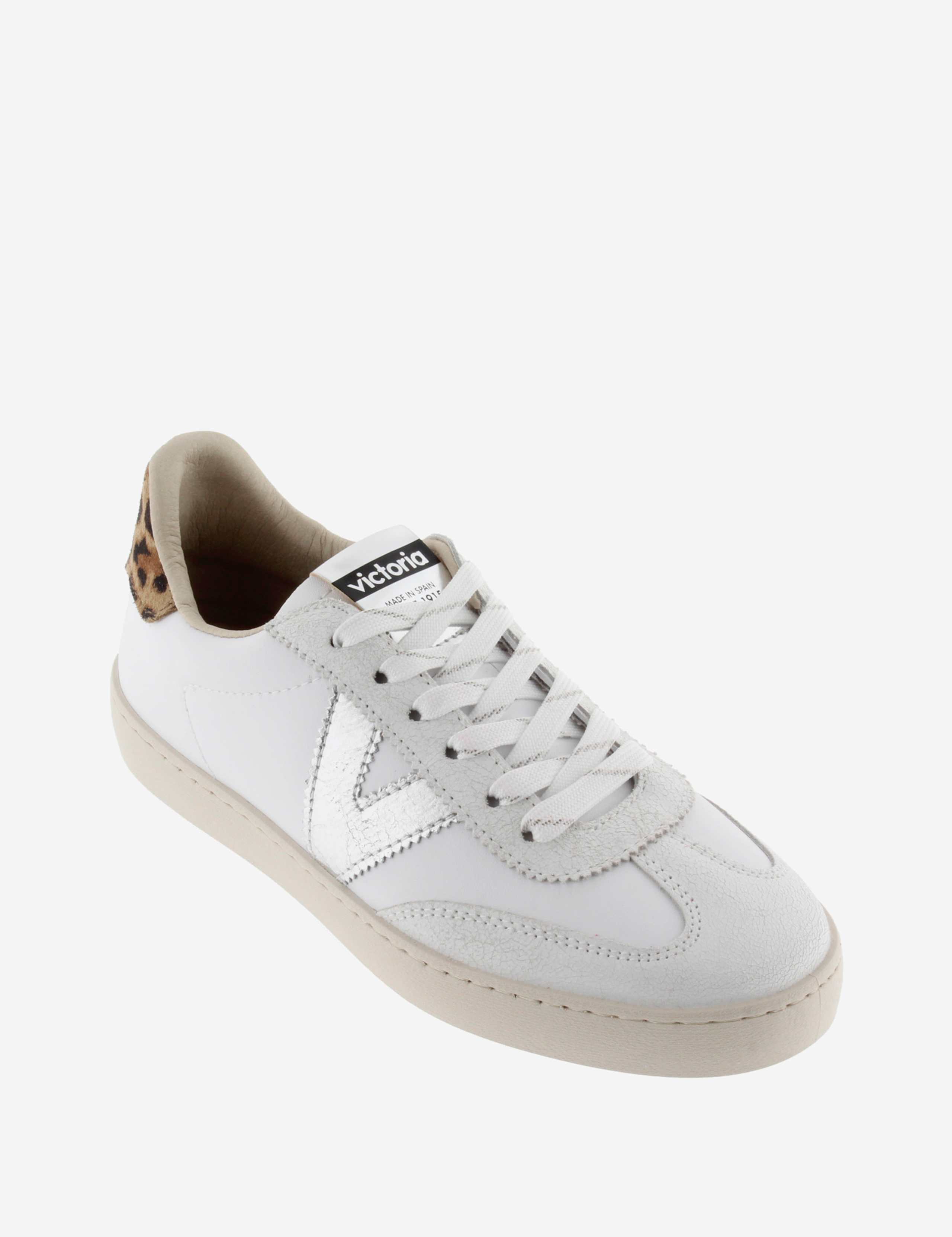 Berlin Metallic Leather Trainers 3 of 5