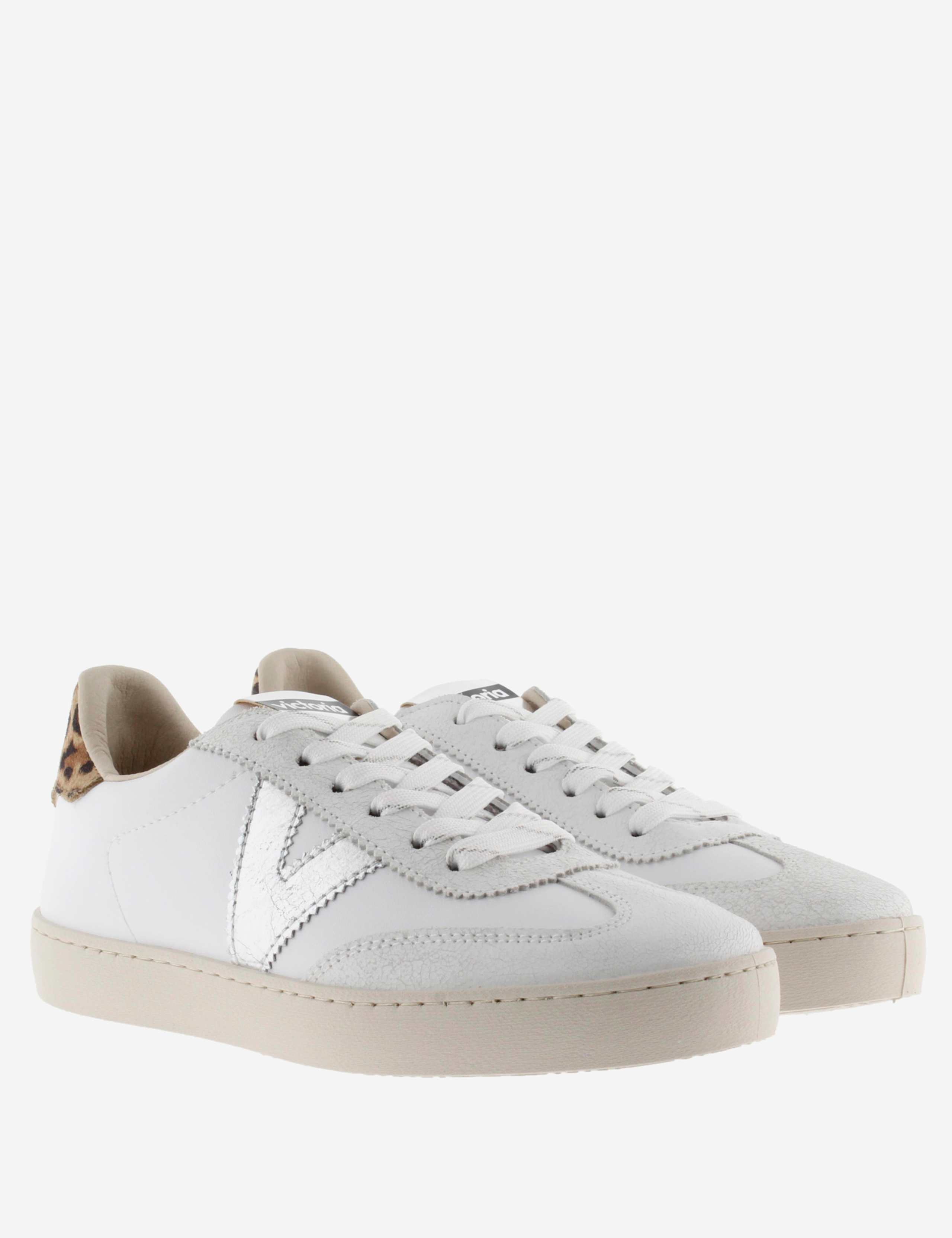Berlin Metallic Leather Trainers 2 of 5