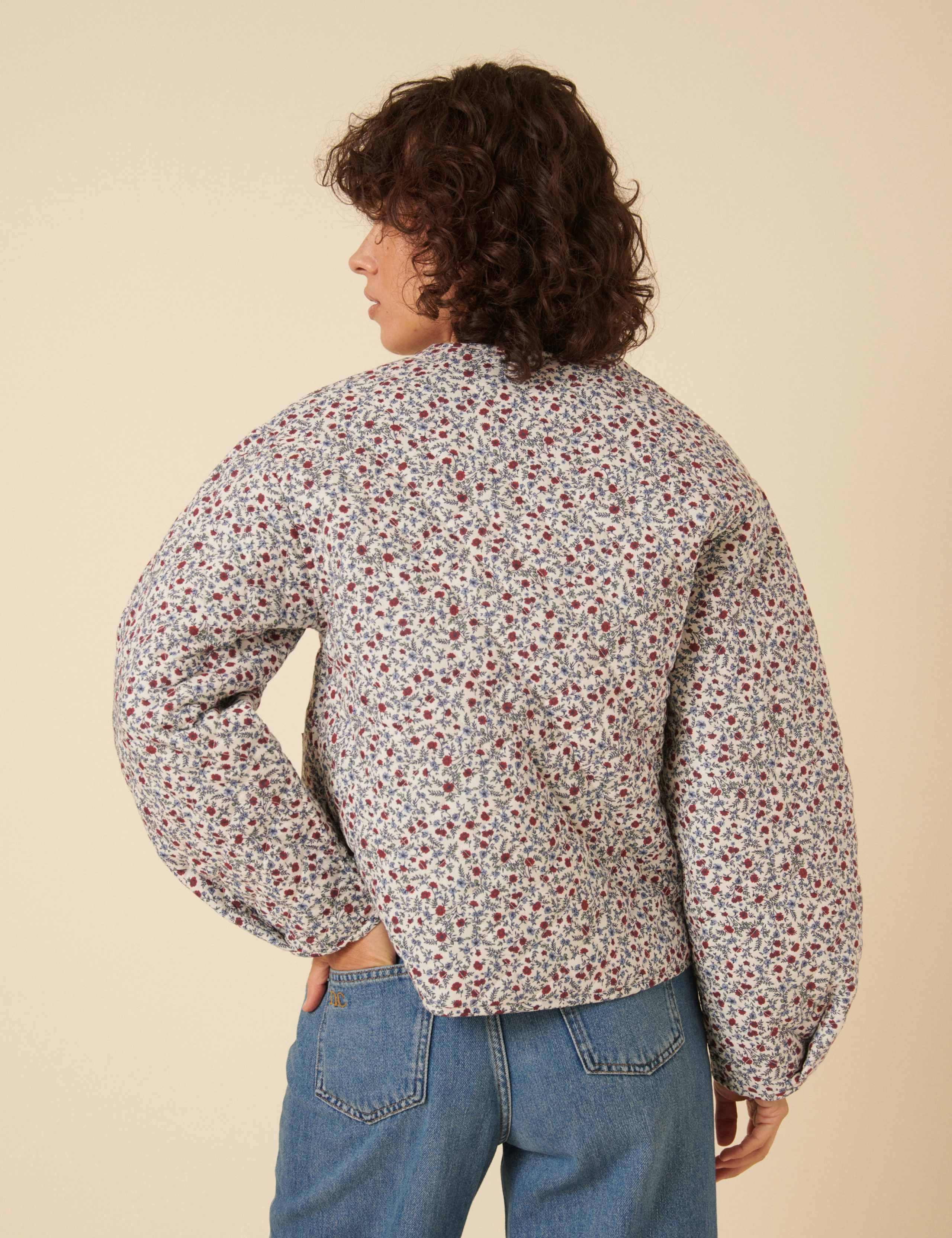 Pure Cotton Reversible Quilted Jacket 4 of 5