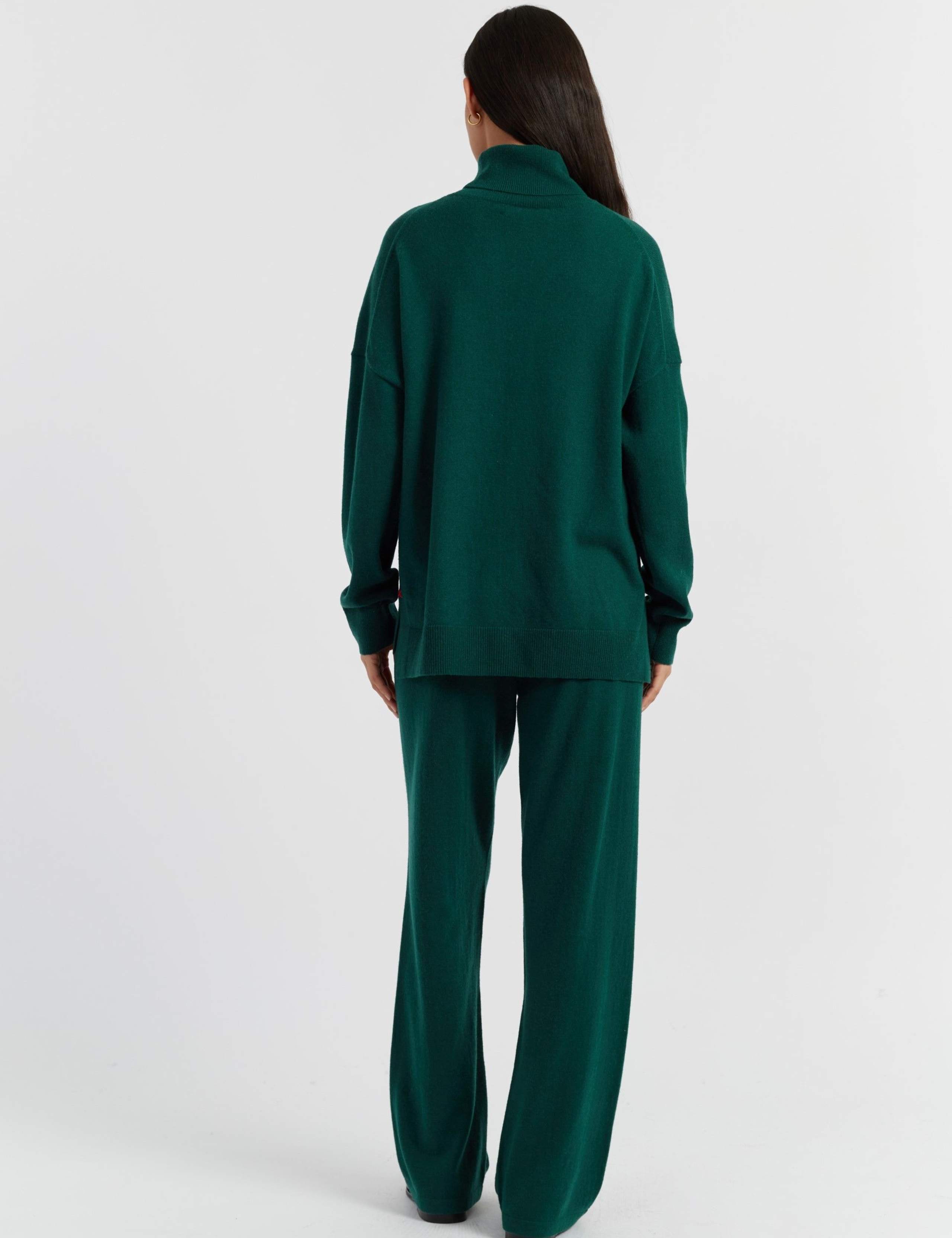 Wool Rich with Cashmere Roll Neck Relaxed Jumper 3 of 4