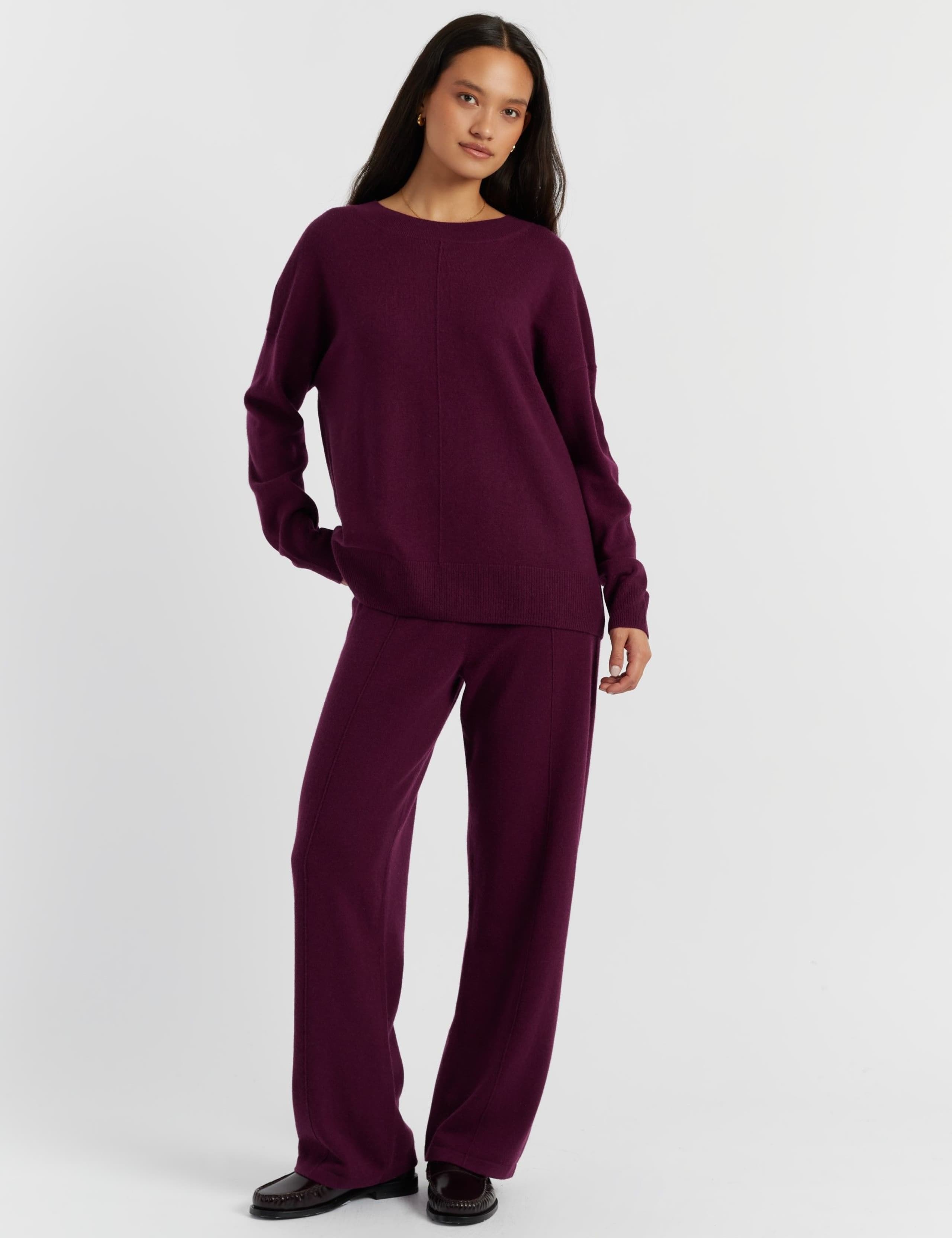 Wool Rich with Cashmere Relaxed Jumper 1 of 4