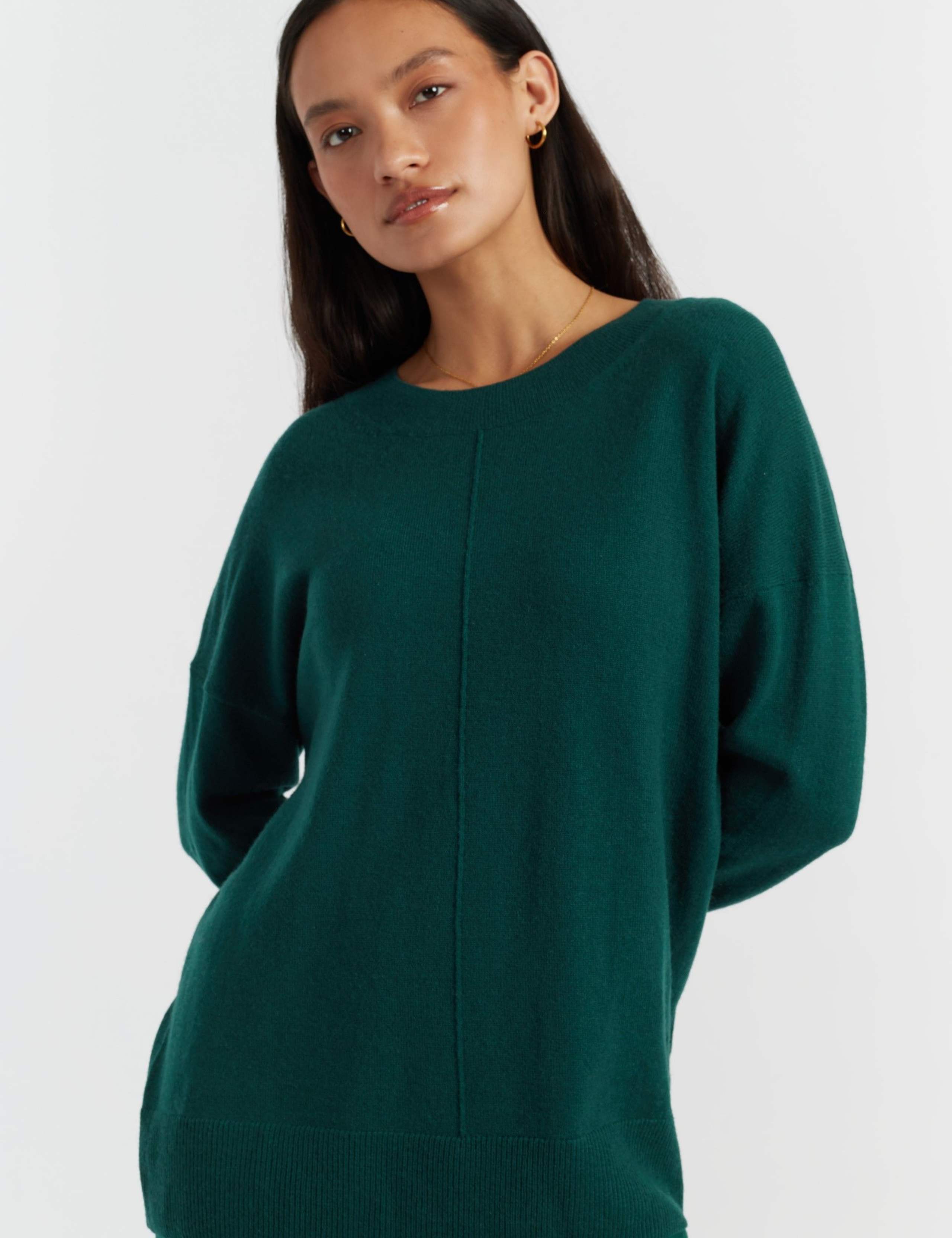 Wool Rich with Cashmere Relaxed Jumper 4 of 4