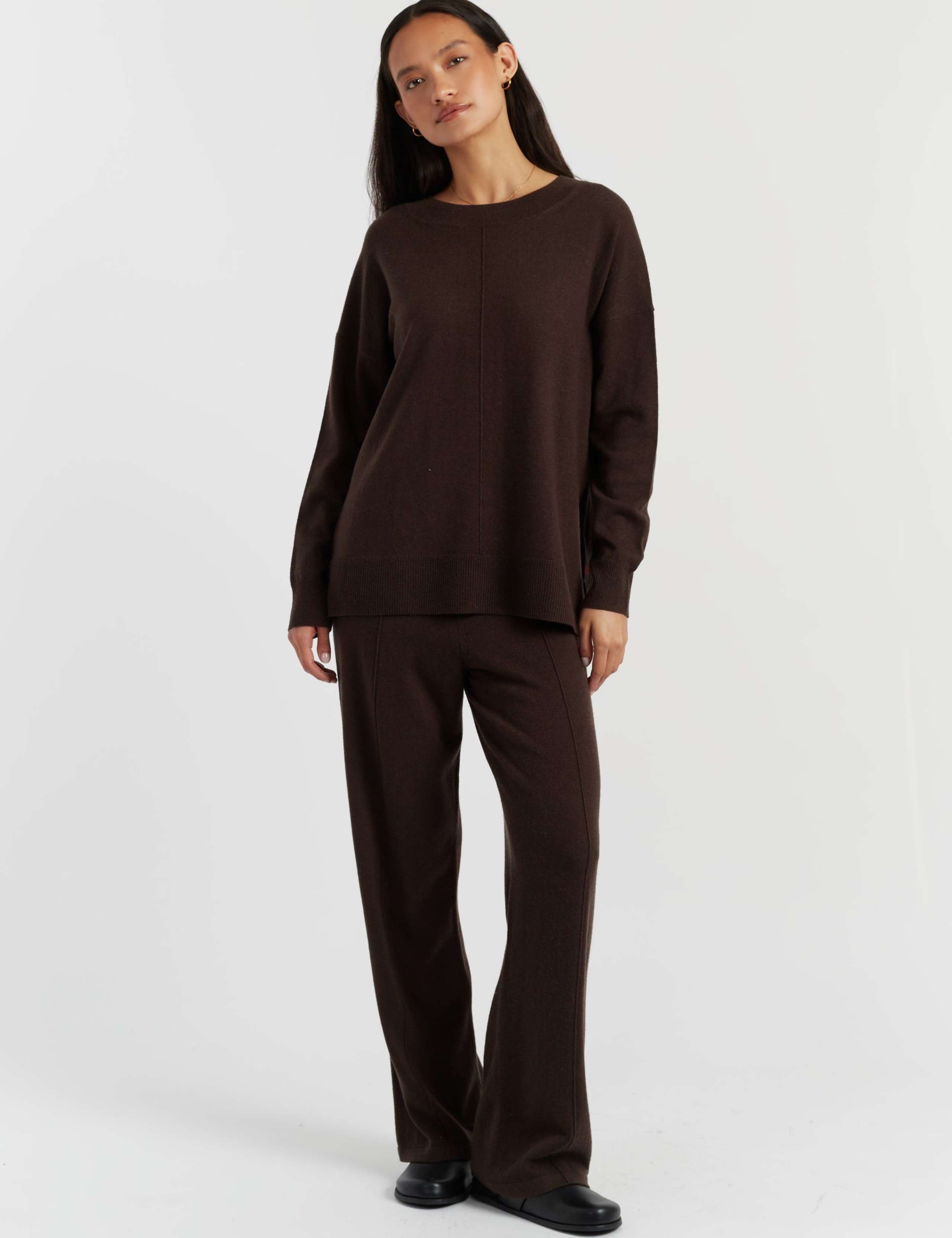 Wool Rich with Cashmere Relaxed Jumper 1 of 4