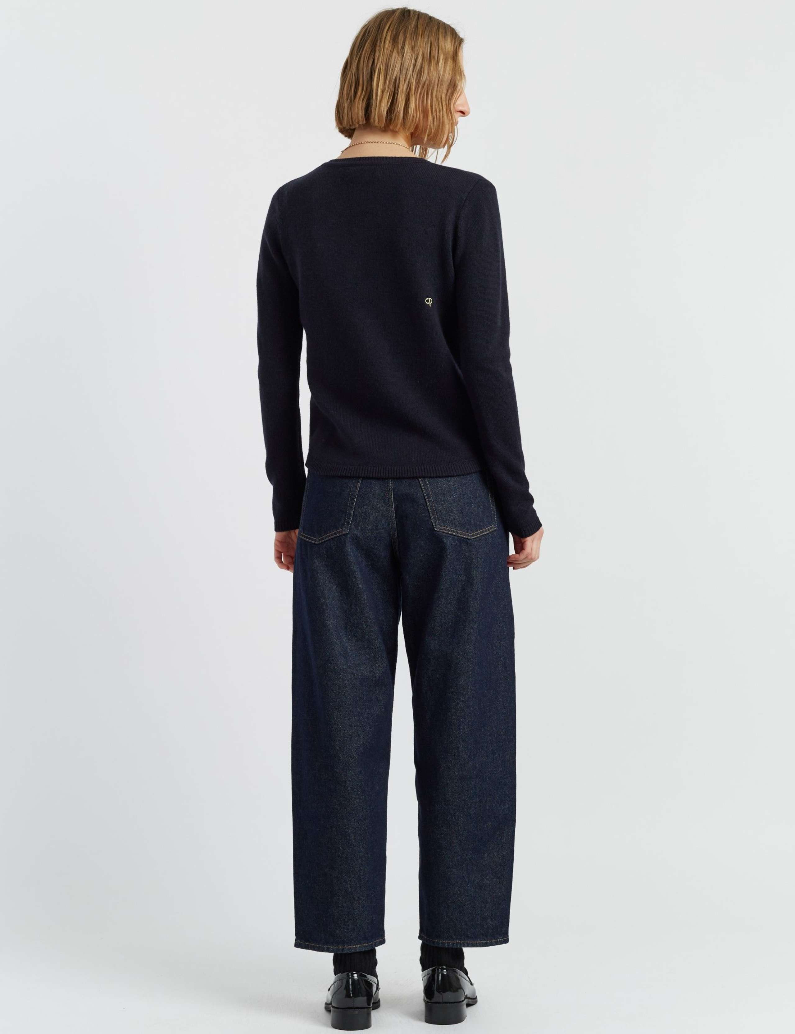 Merino Wool with Cashmere Pocket Detail Jumper 3 of 4