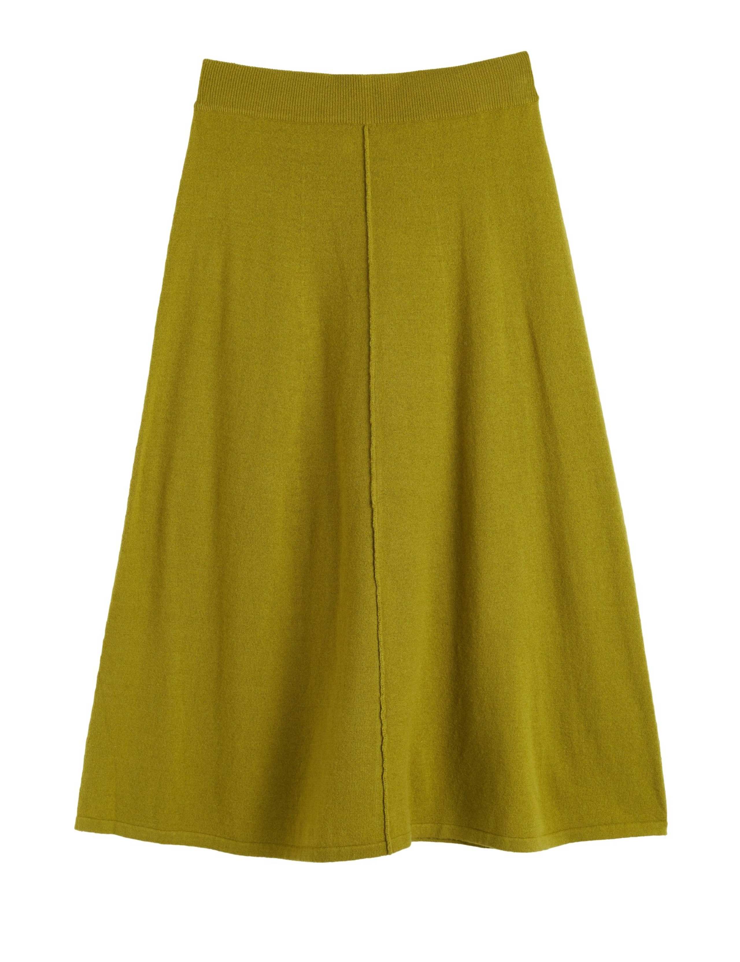 Midi A-Line Skirt with Cashmere 2 of 4