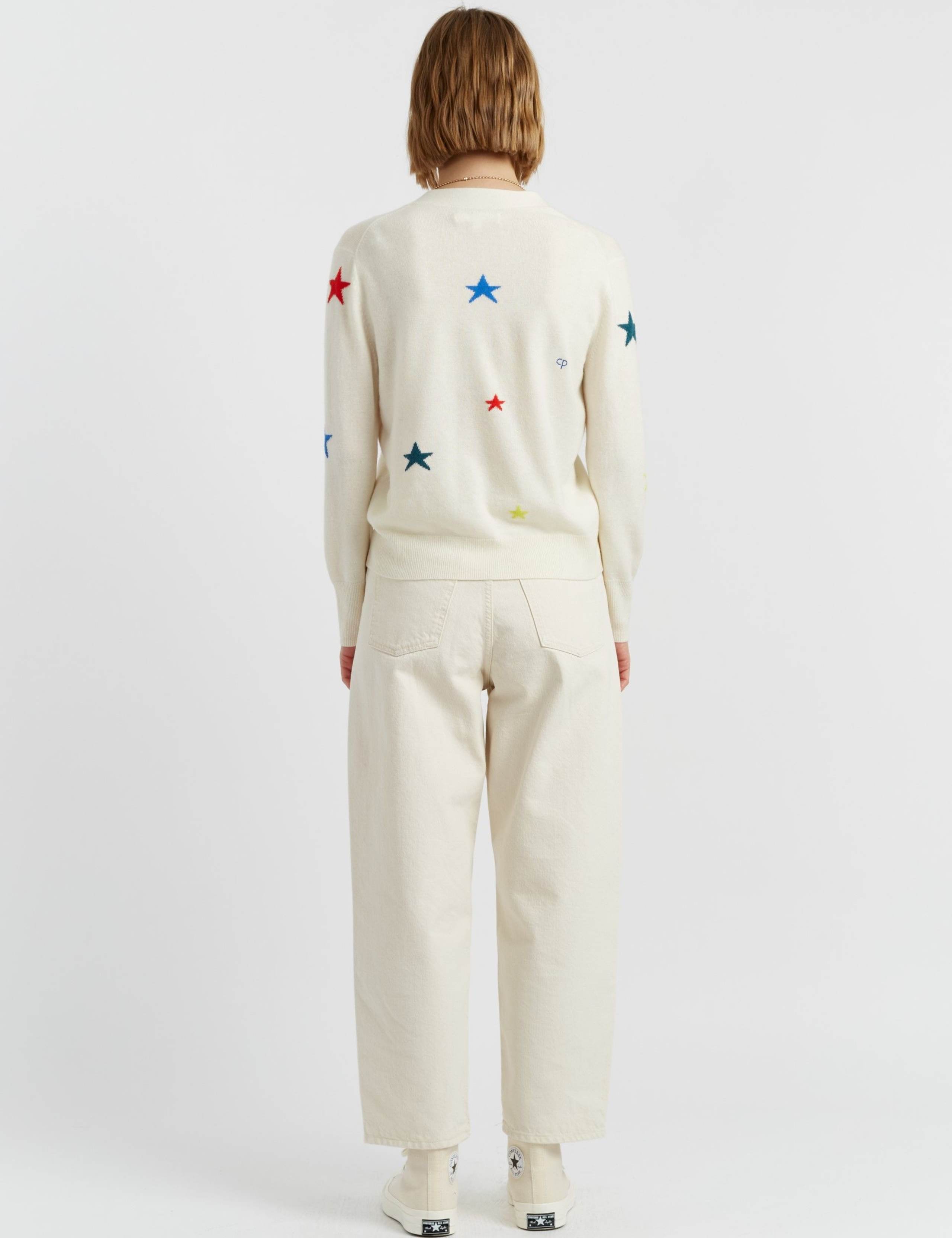 Merino Wool with Cashmere Star Cardigan 2 of 3